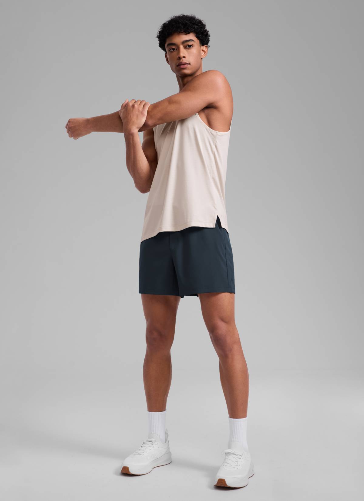 Feathery-Fit Workout Shorts 5''- Linerless-Tactilefable