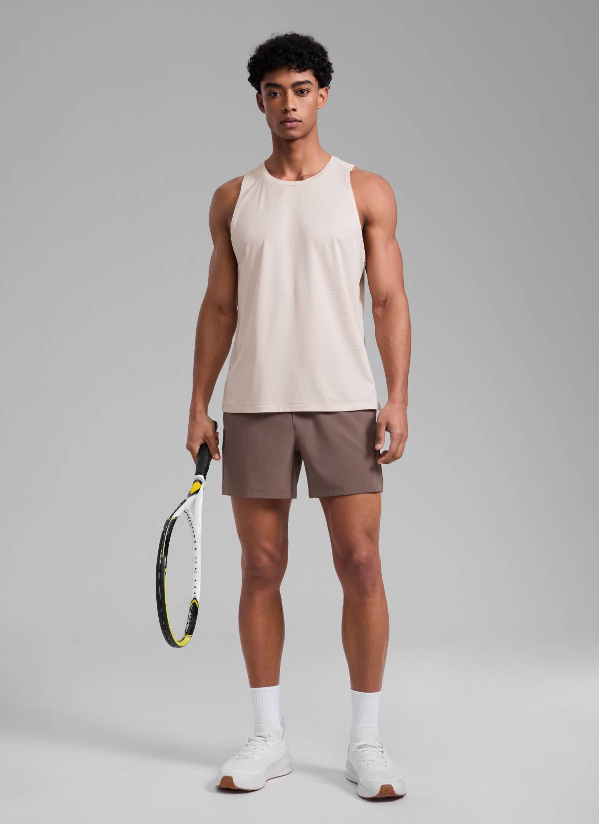 Feathery-Fit Workout Shorts 5''- Linerless-Tactilefable