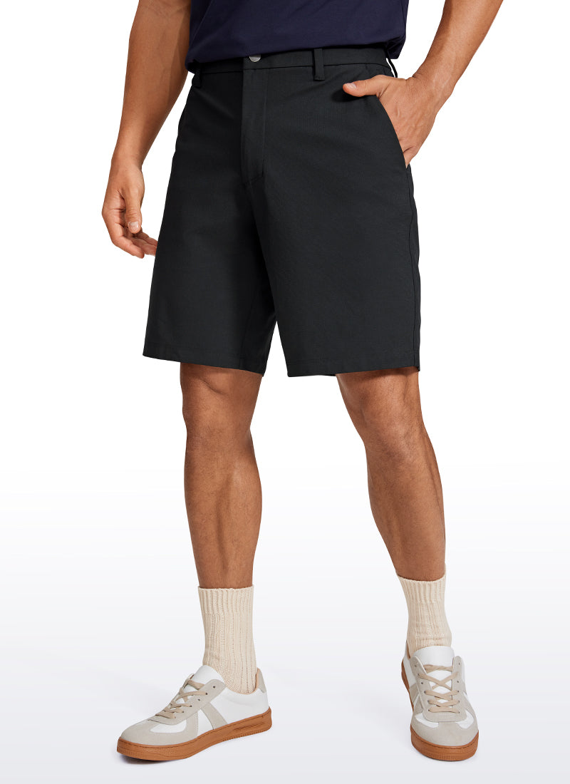 All-Day Comfy Golf Shorts with Pockets 9''-Tactilefable