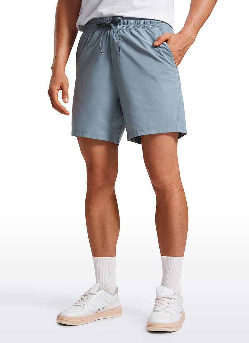 Lightweight Athletic Pocketed Shorts 7''- Linerless-Tactilefable