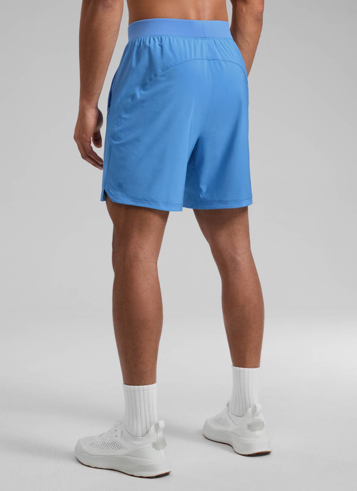 Feathery-Fit Soft Linerless Split Shorts 7"-Tactilefable