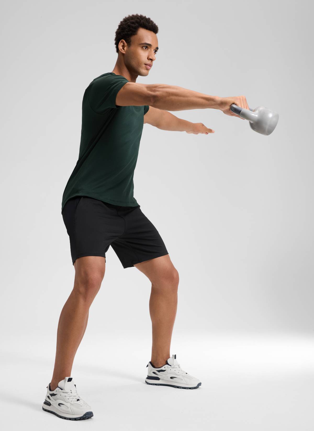 Drawstring Performance Knit Shorts 7"-Tactilefable
