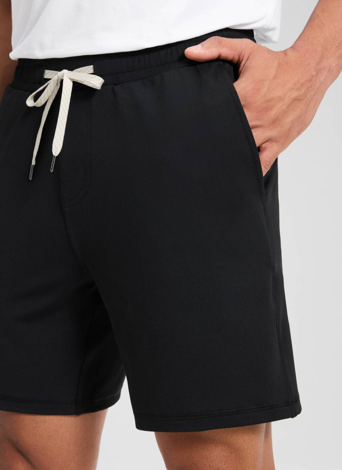 Drawstring Performance Knit Shorts 7"-Tactilefable