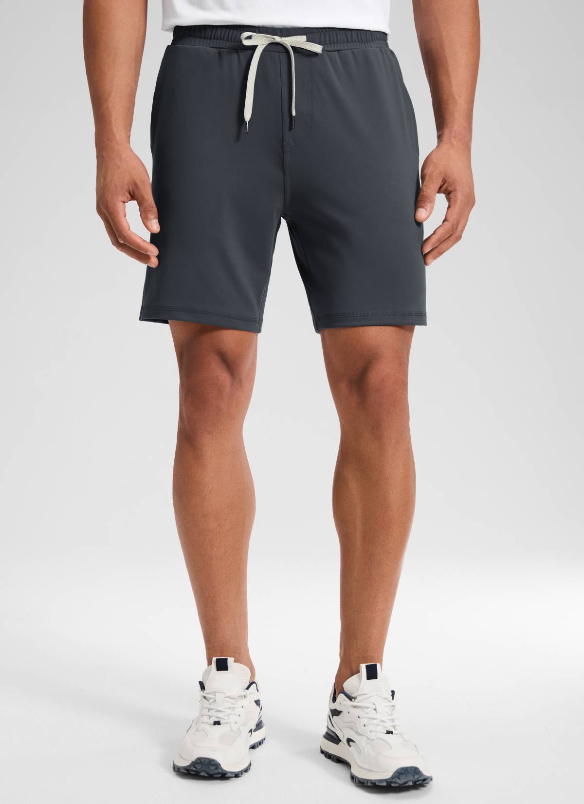 Drawstring Performance Knit Shorts 7"-Tactilefable