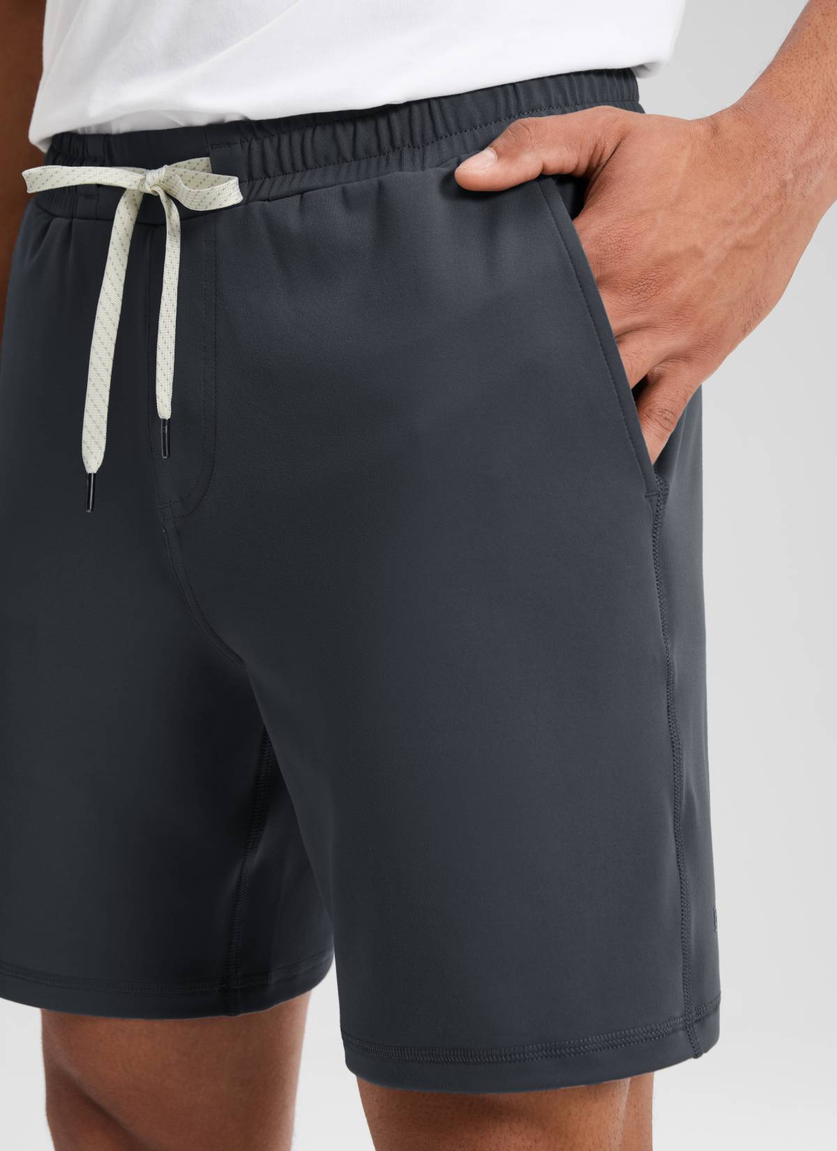 Drawstring Performance Knit Shorts 7"-Tactilefable