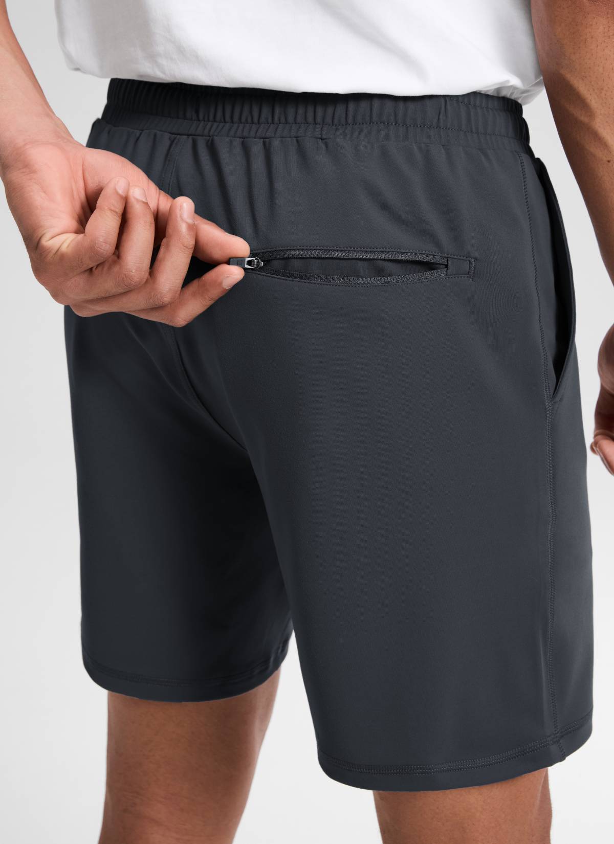 Drawstring Performance Knit Shorts 7"-Tactilefable