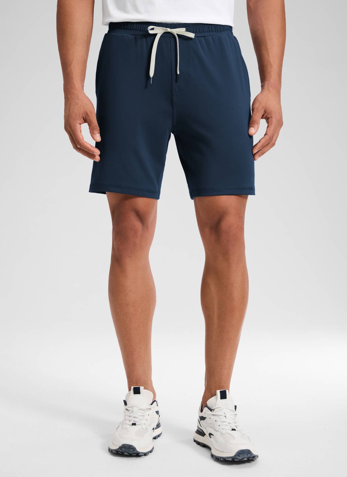 Drawstring Performance Knit Shorts 7"-Tactilefable