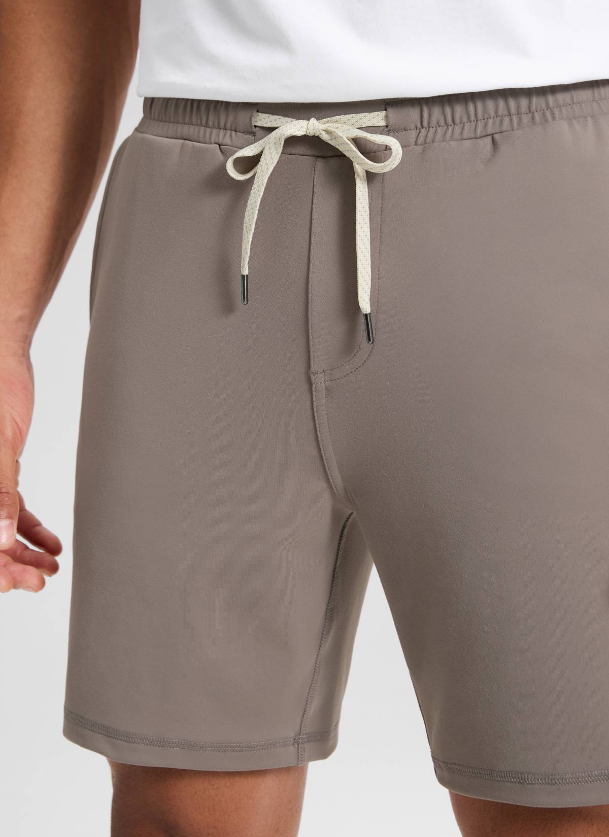 Drawstring Performance Knit Shorts 7"-Tactilefable