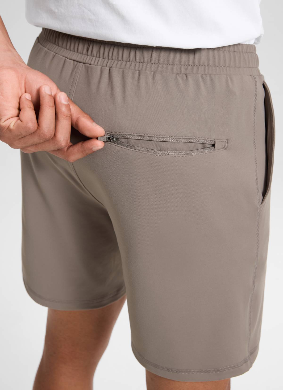 Drawstring Performance Knit Shorts 7"-Tactilefable