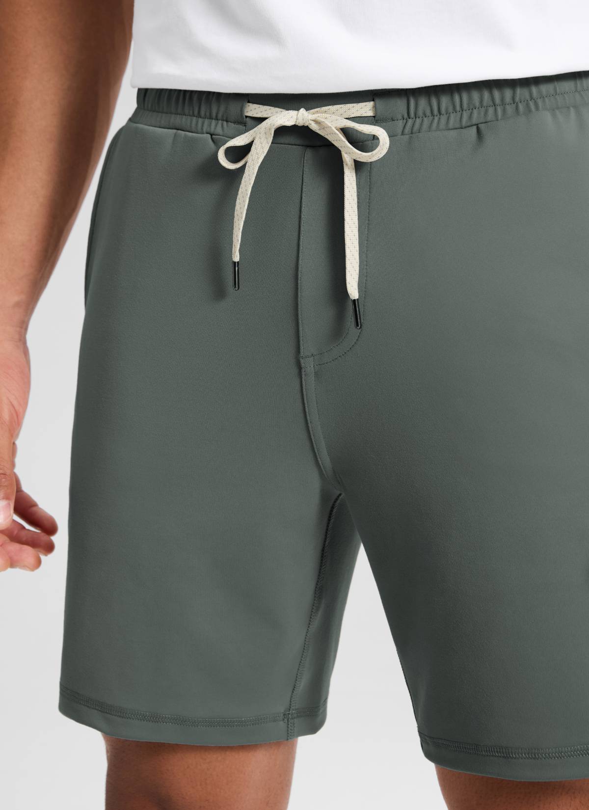 Drawstring Performance Knit Shorts 7"-Tactilefable