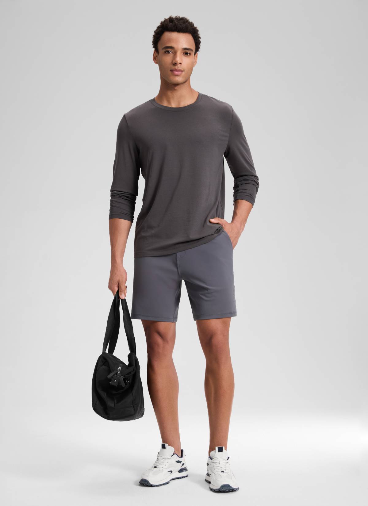 Drawstring Performance Knit Shorts 7"-Tactilefable