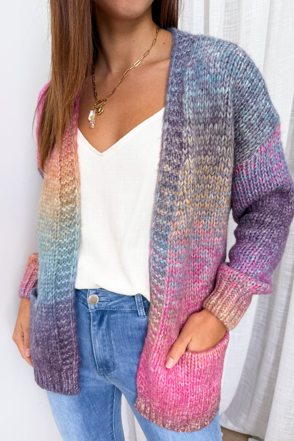 Ombre Cardi - Rainbow-Tactilefable