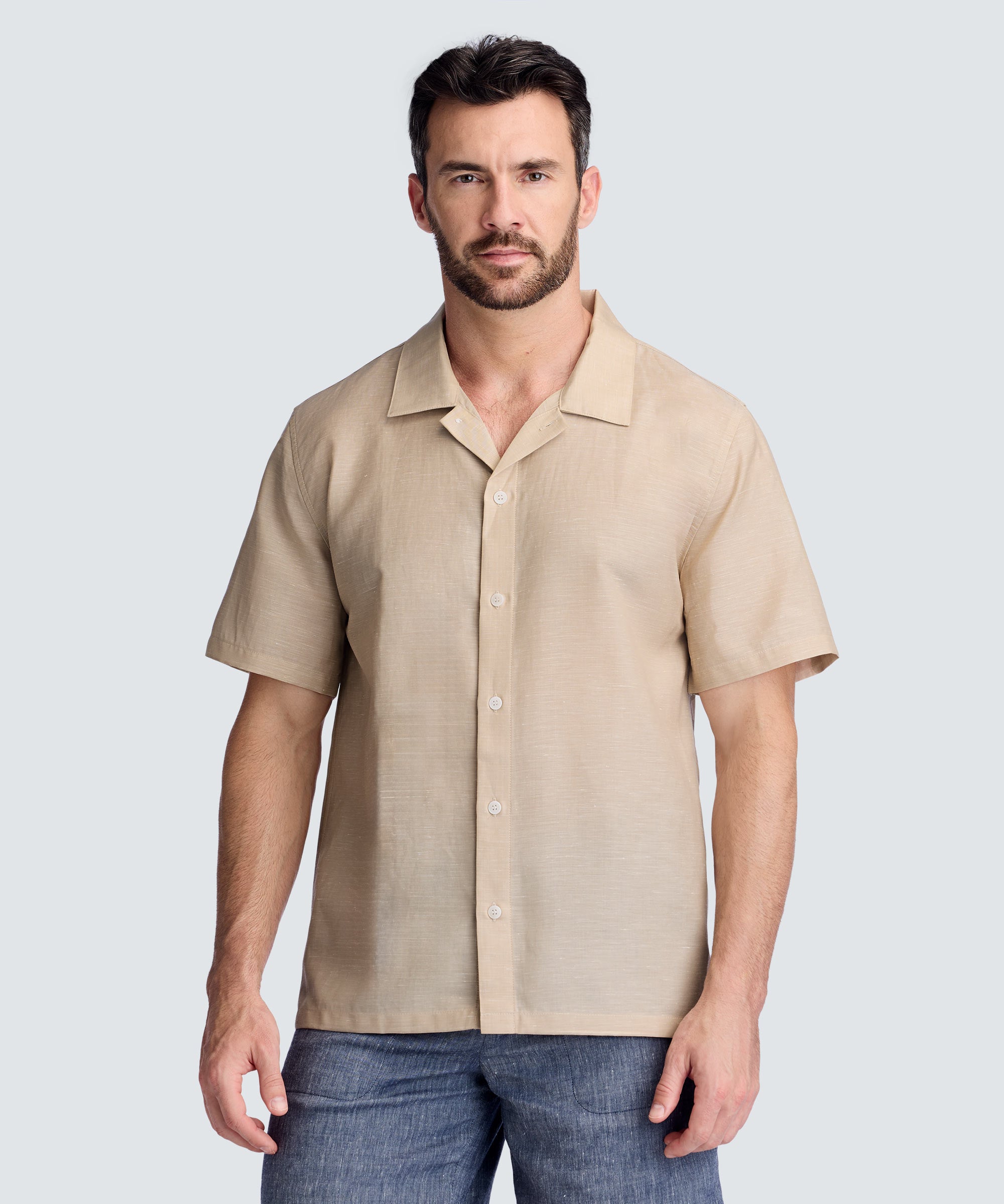 Men's Linen Tropical Shirt