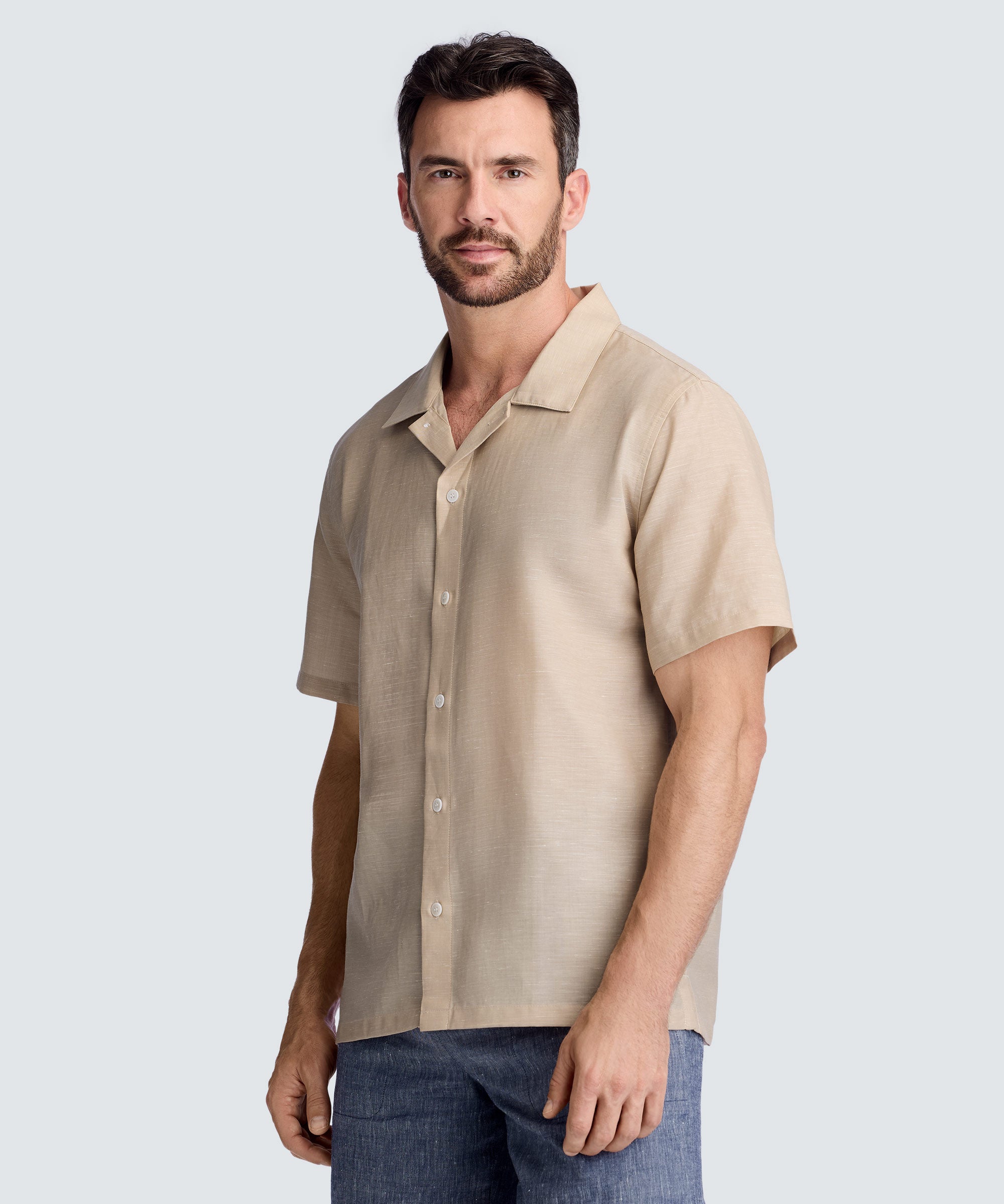 Men's Linen Tropical Shirt