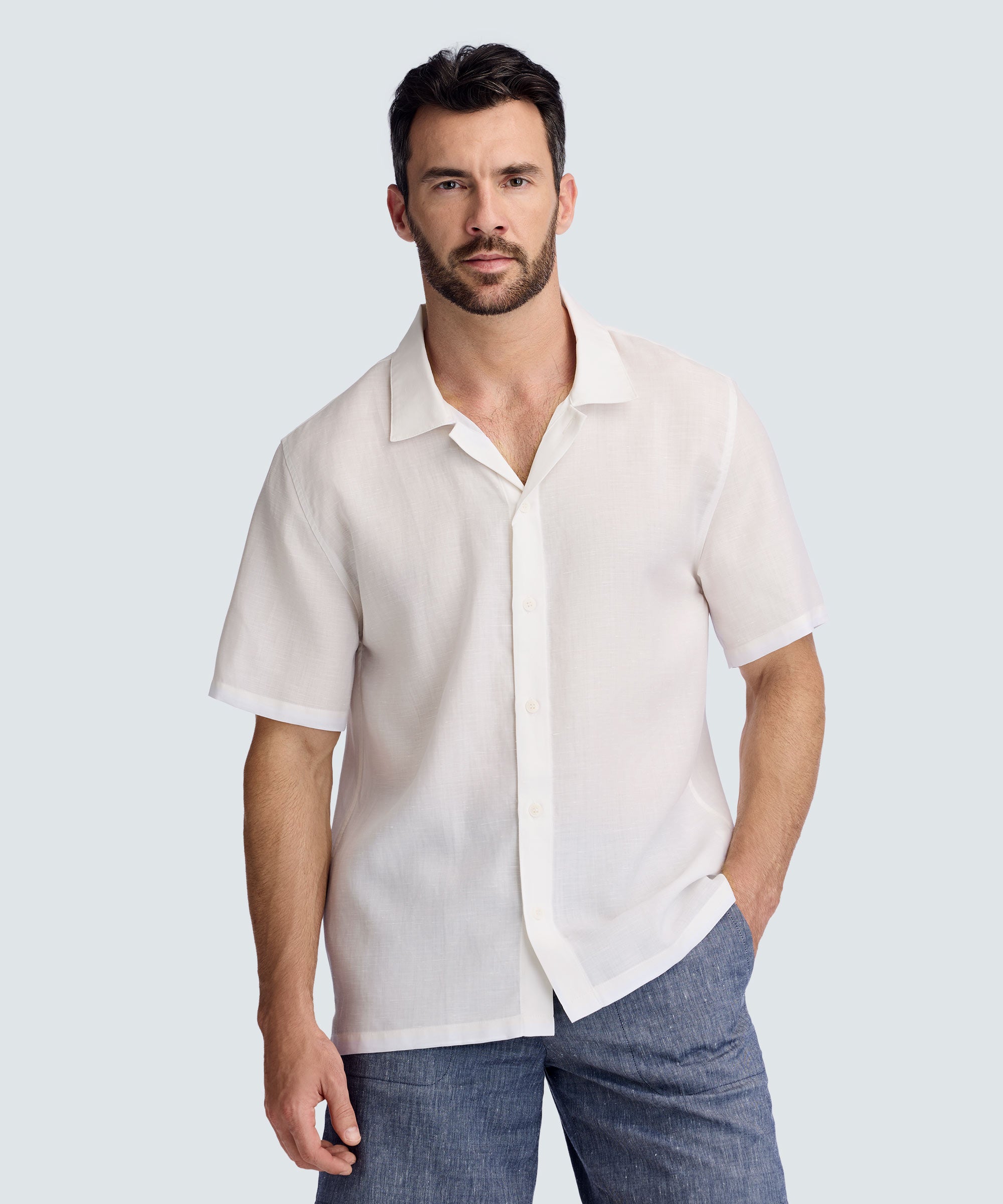Men's Linen Tropical Shirt