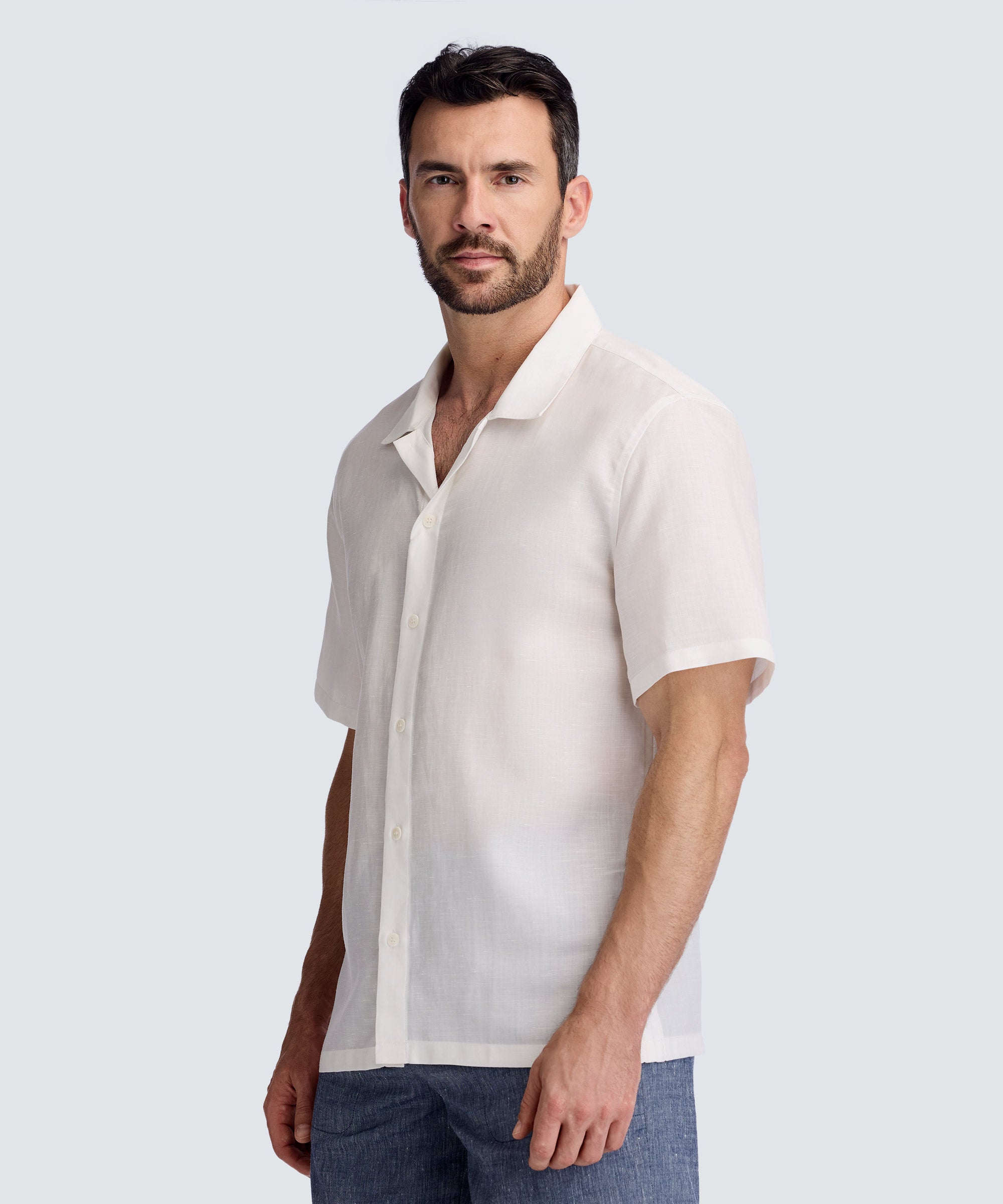 Men's Linen Tropical Shirt