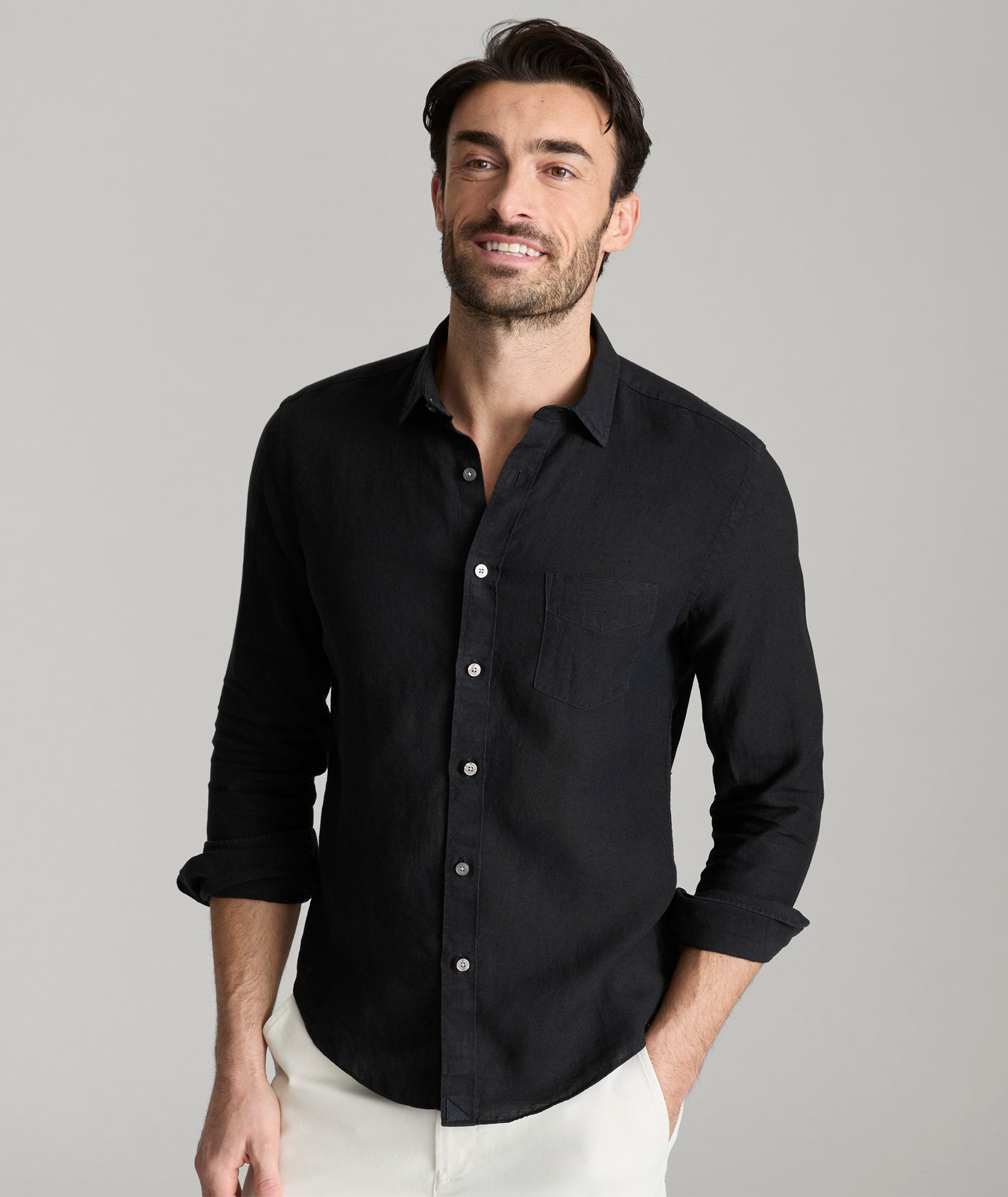 Wrinkle-Resistant Linen Shirt