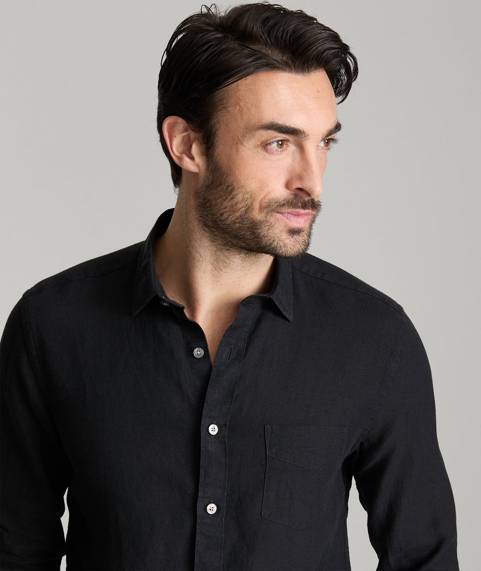 Wrinkle-Resistant Linen Shirt