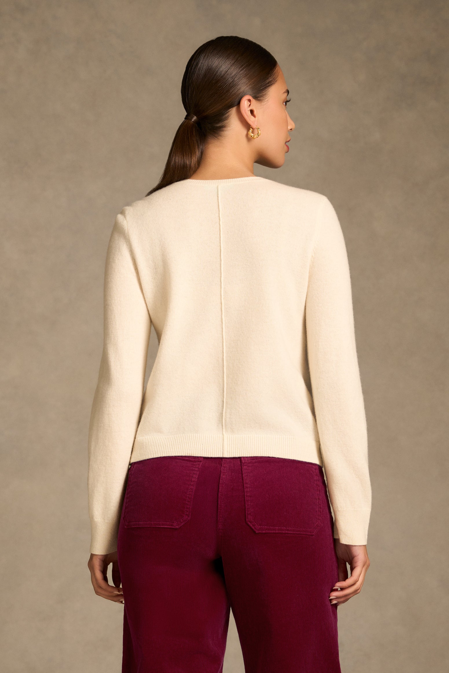 Classic Cardigan - Cream-Tactilefable