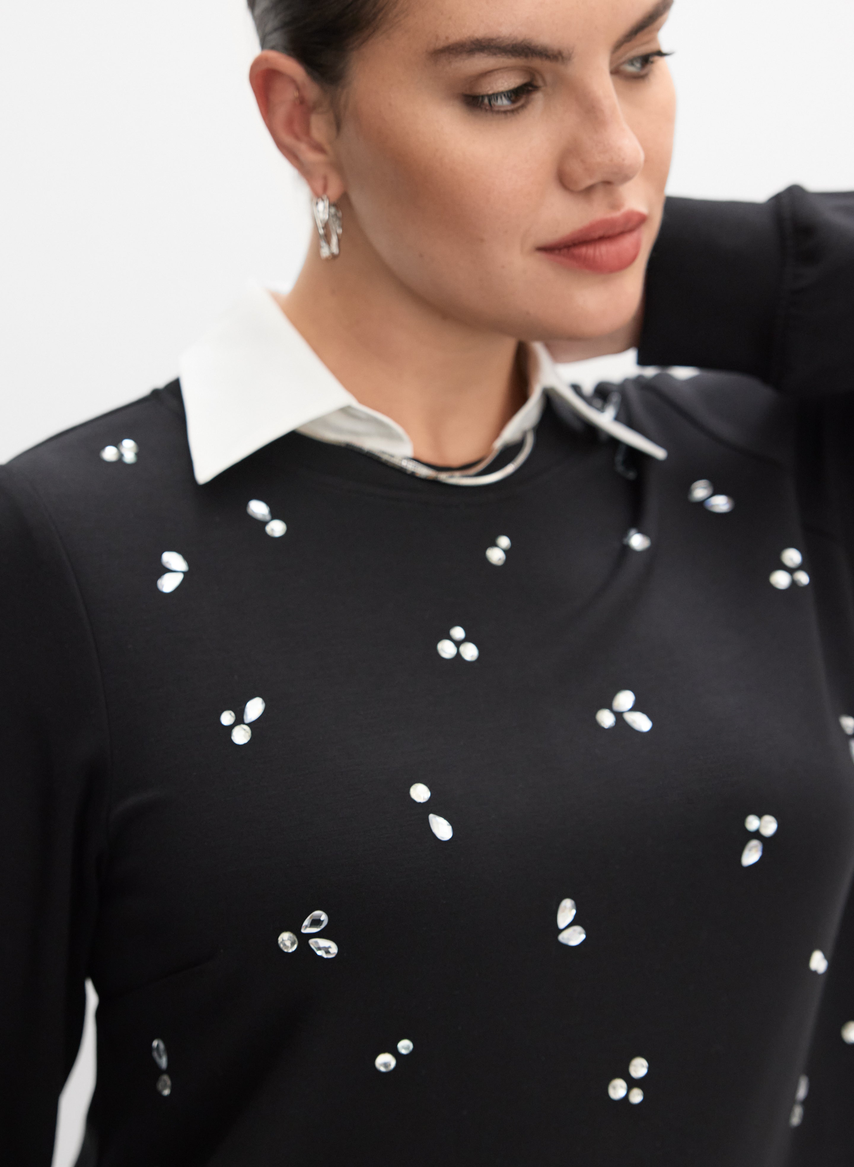 Melanie Lyne - Layered Knit Top-Tactilefable