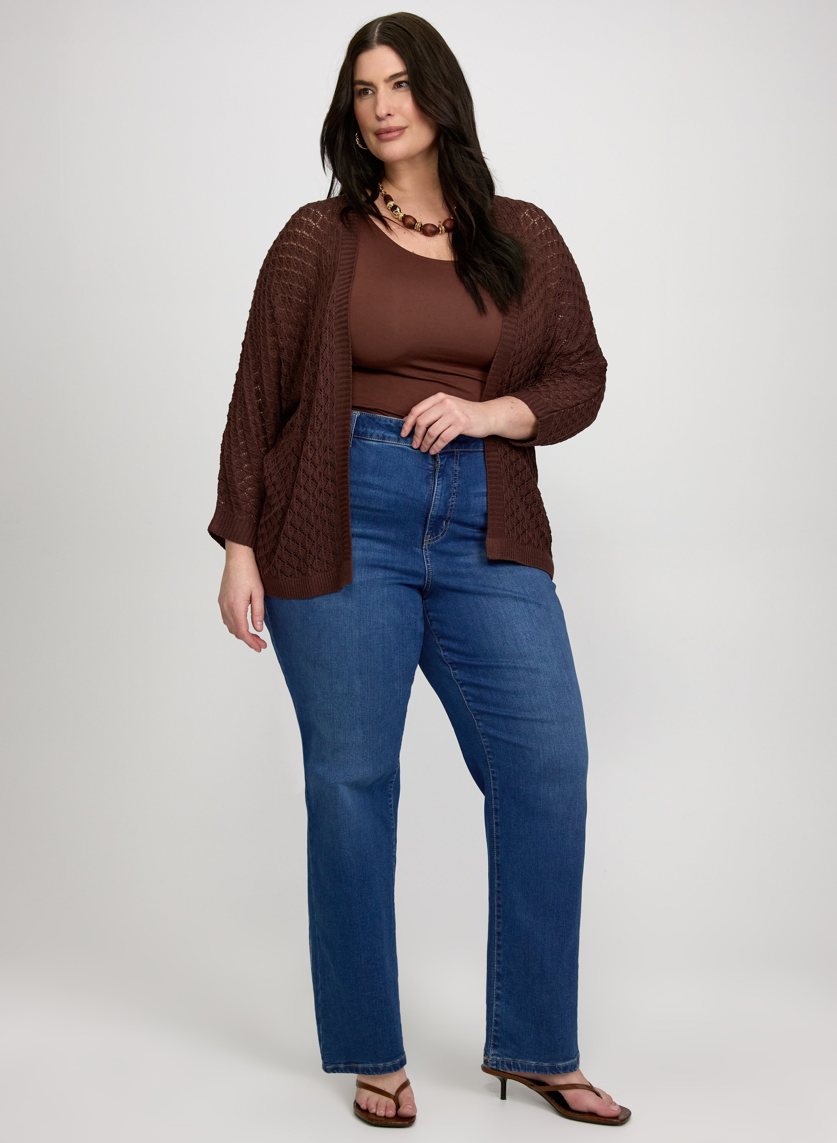 Open Knit Cardigan-Tactilefable