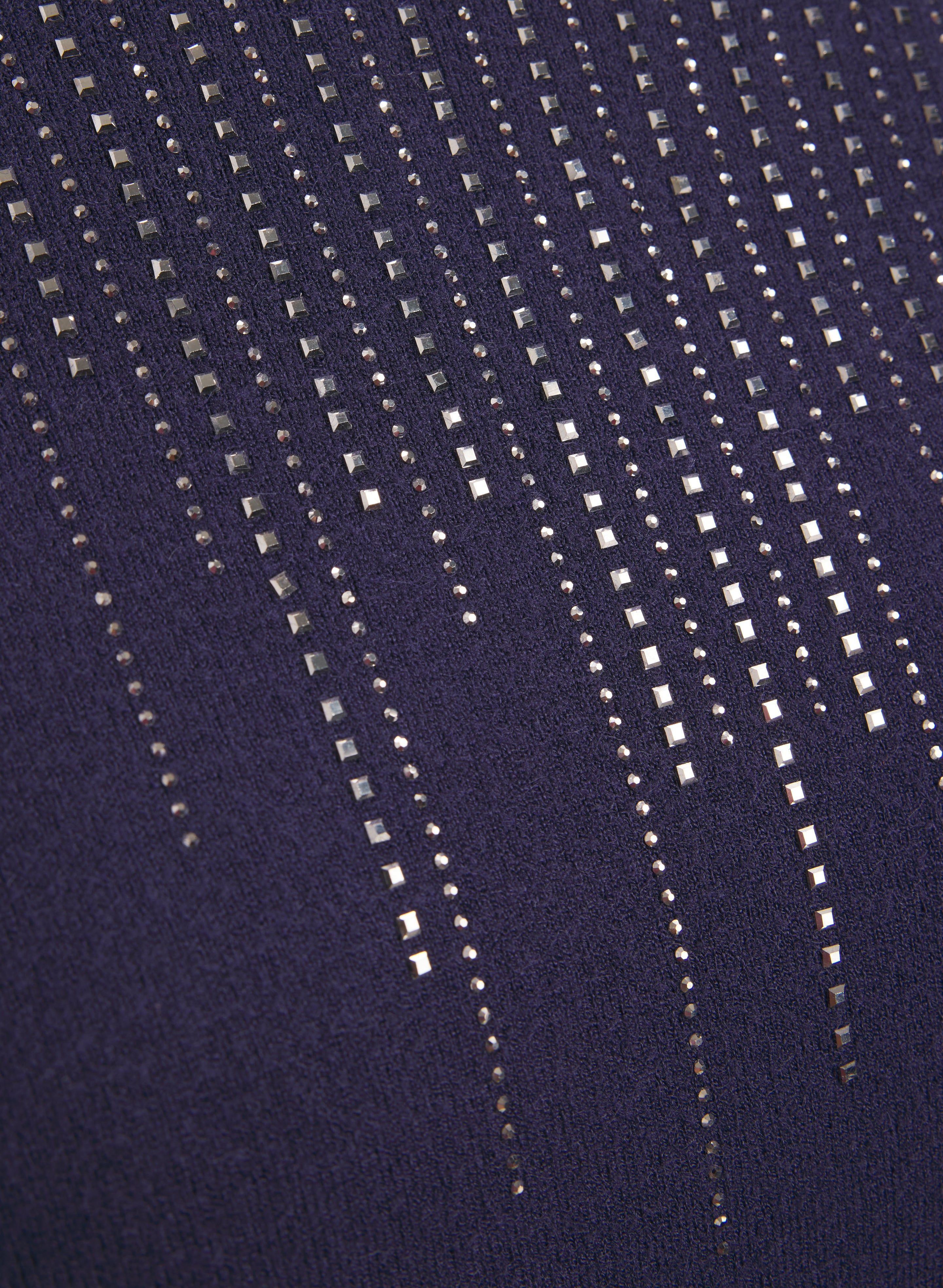 Cascading Rhinestone Sweater-Tactilefable