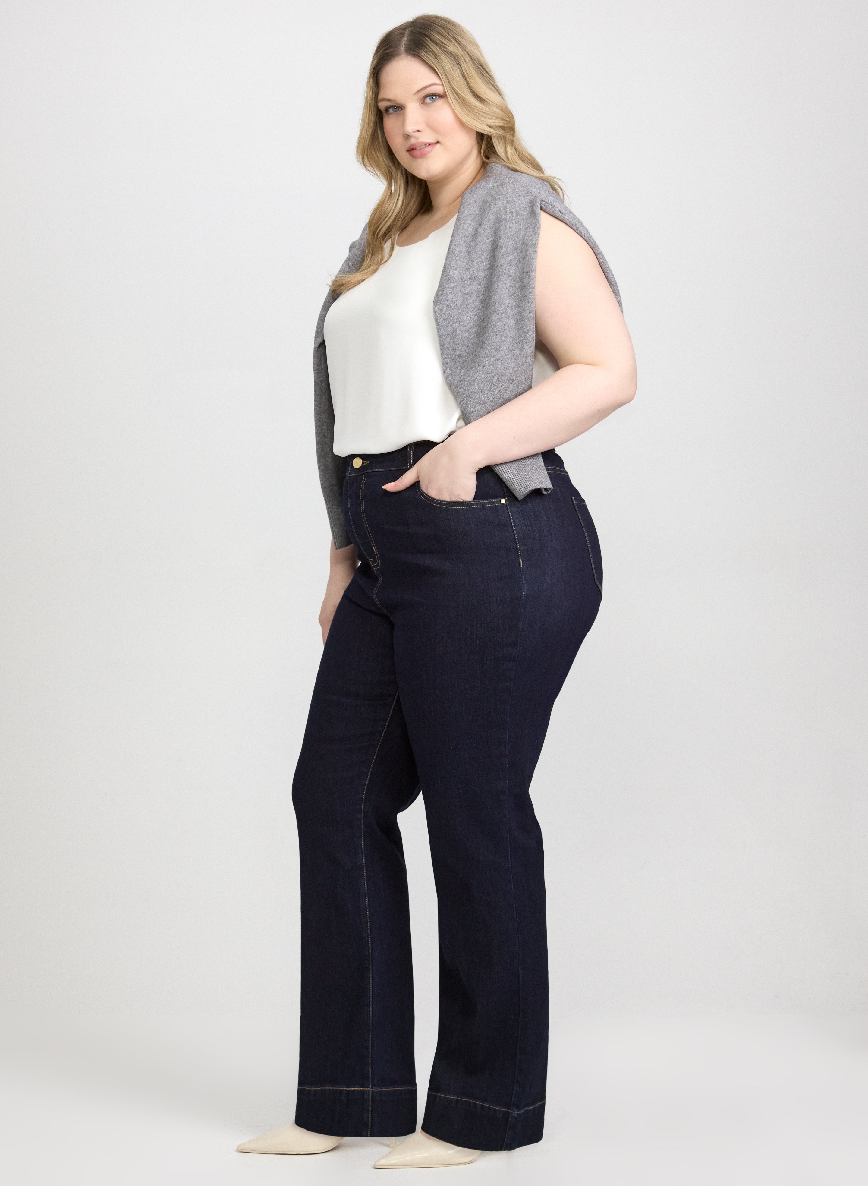 Wide-Leg Jeans-Tactilefable
