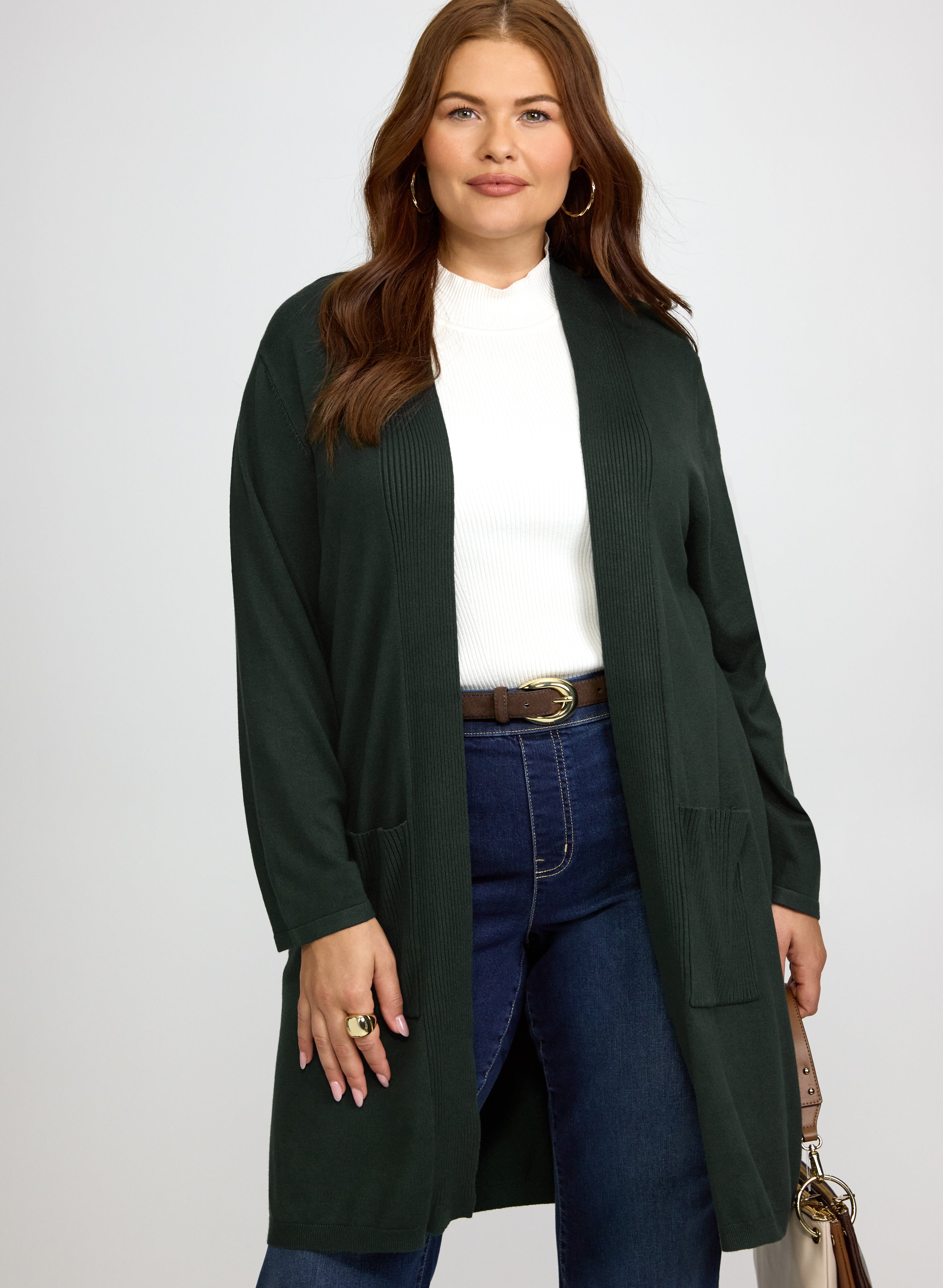 Open Front Cardigan-Tactilefable