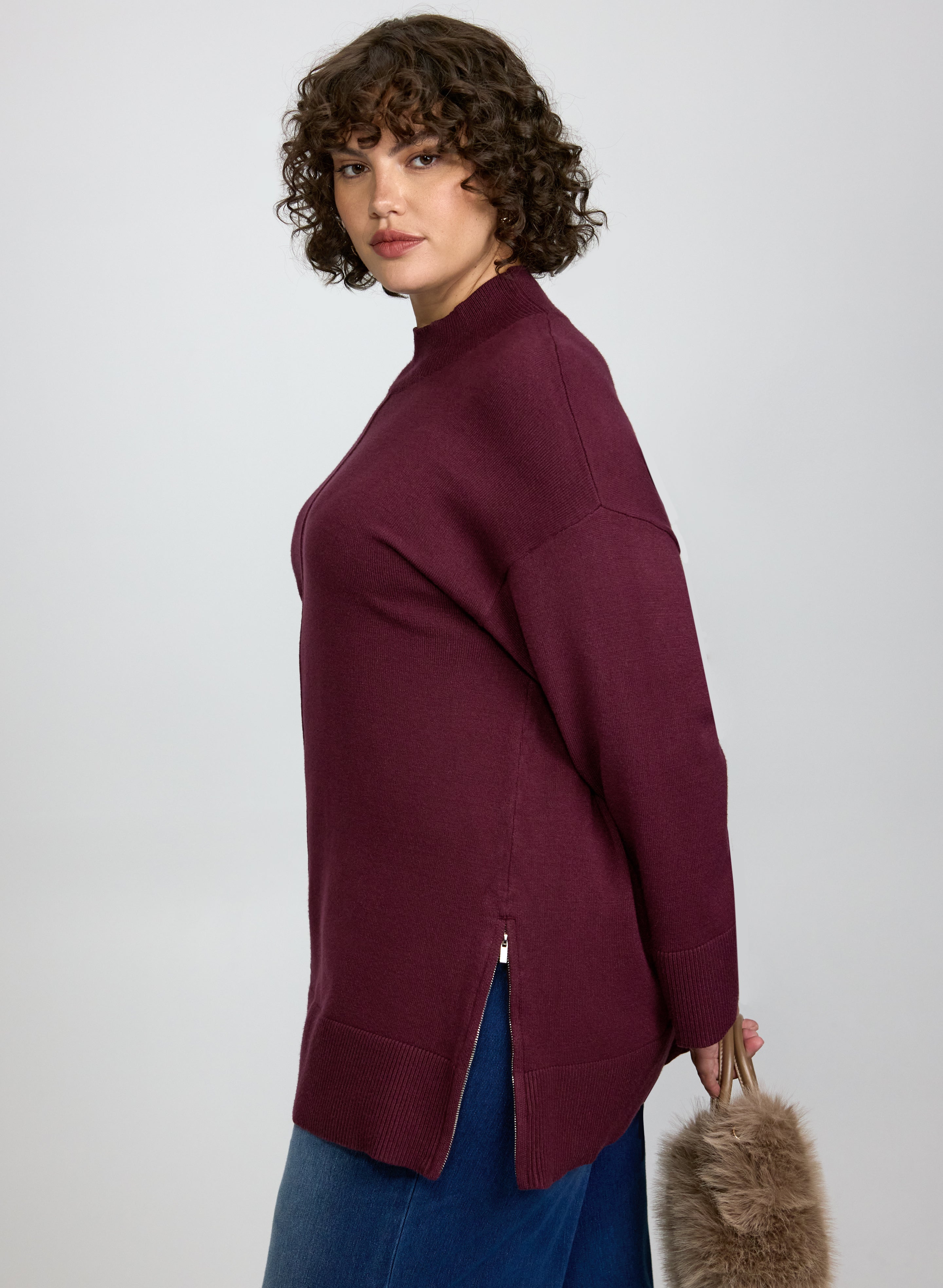 Zip Detail Tunic-Tactilefable