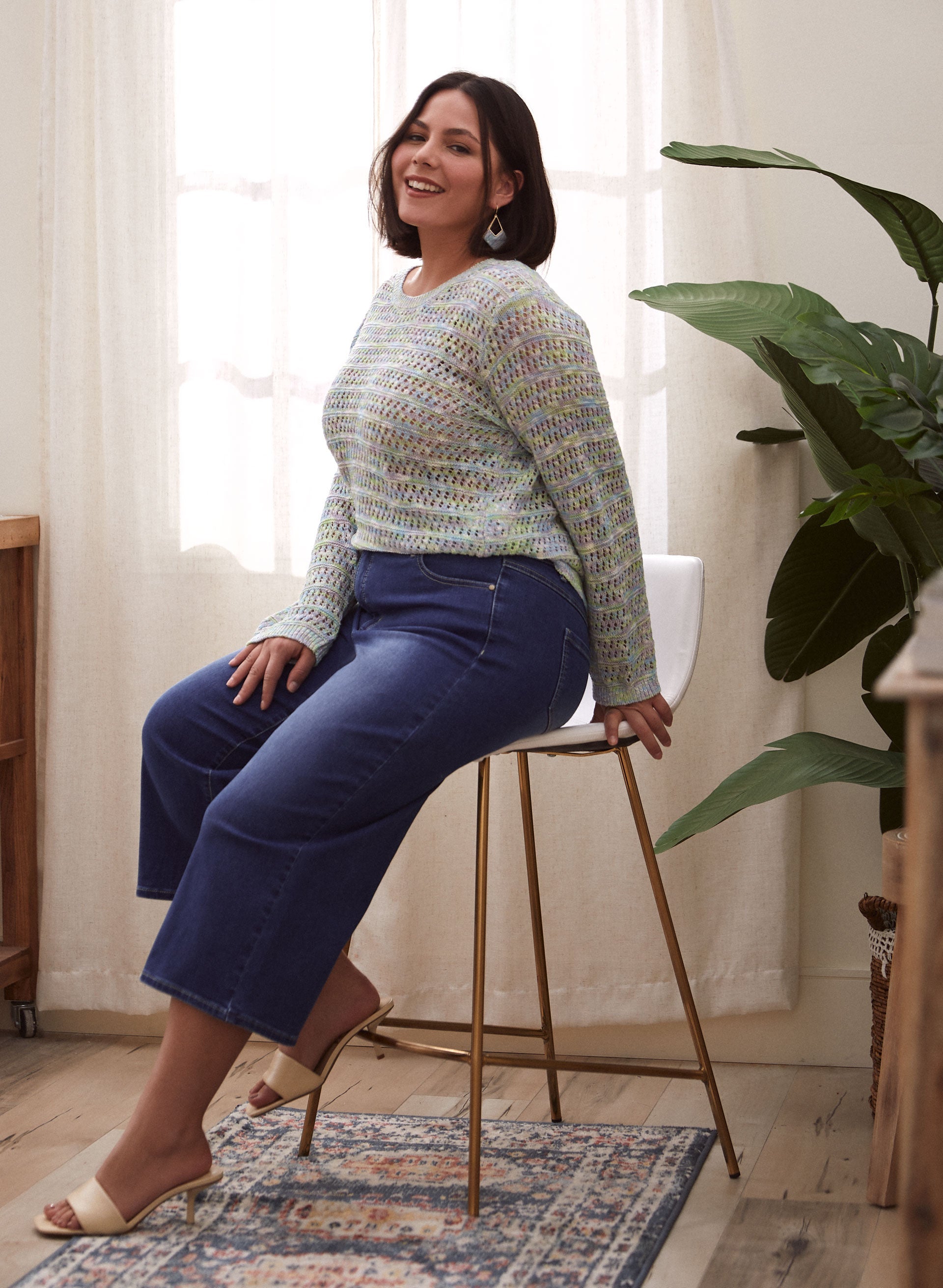 Wide Leg Gaucho Jeans-Tactilefable
