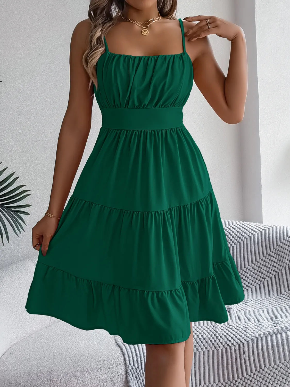 Paloma Tiered Cami Dress | 4 Colors | Poundton-Tactilefable