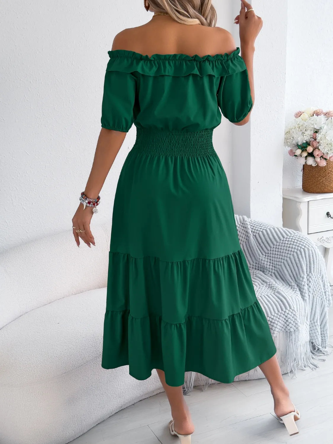 Twirl Me Away Tiered Dress | 3 Colors | Poundton-Tactilefable