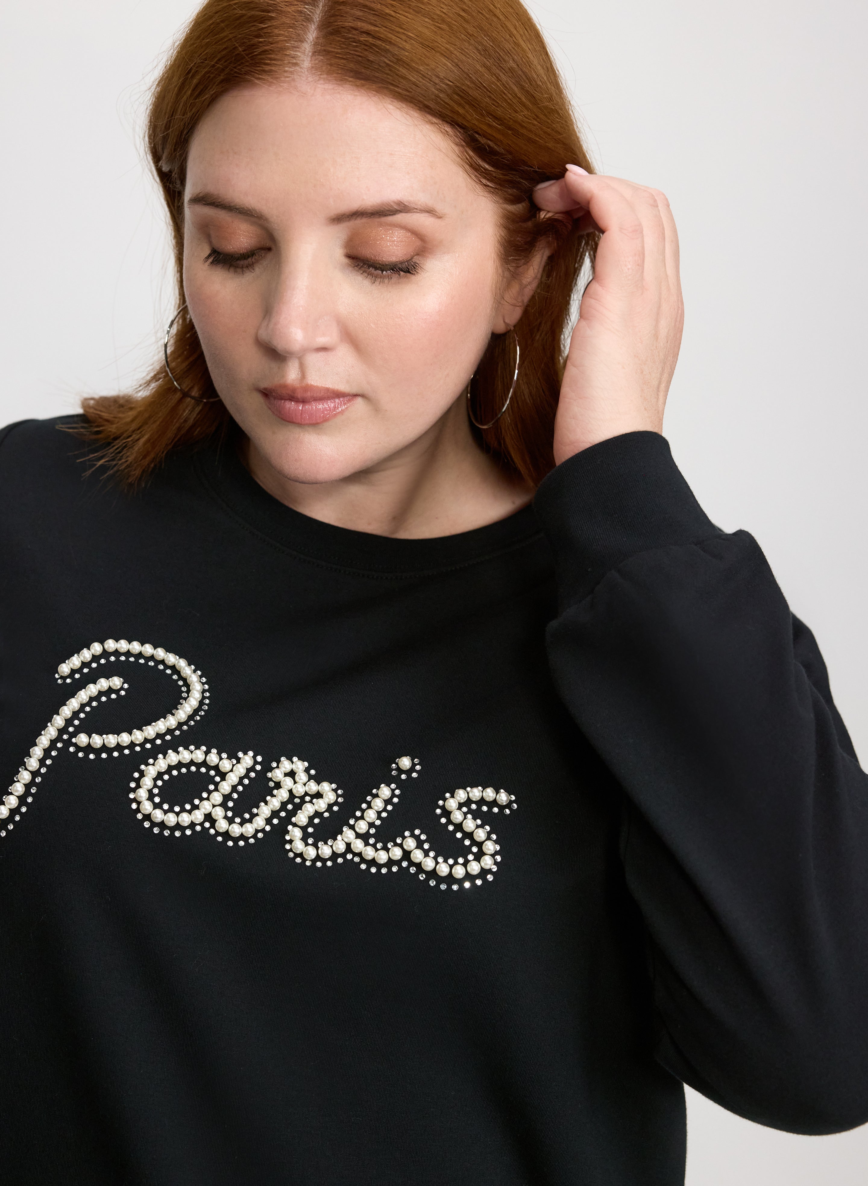 Paris Pearl Sweatshirt-Tactilefable