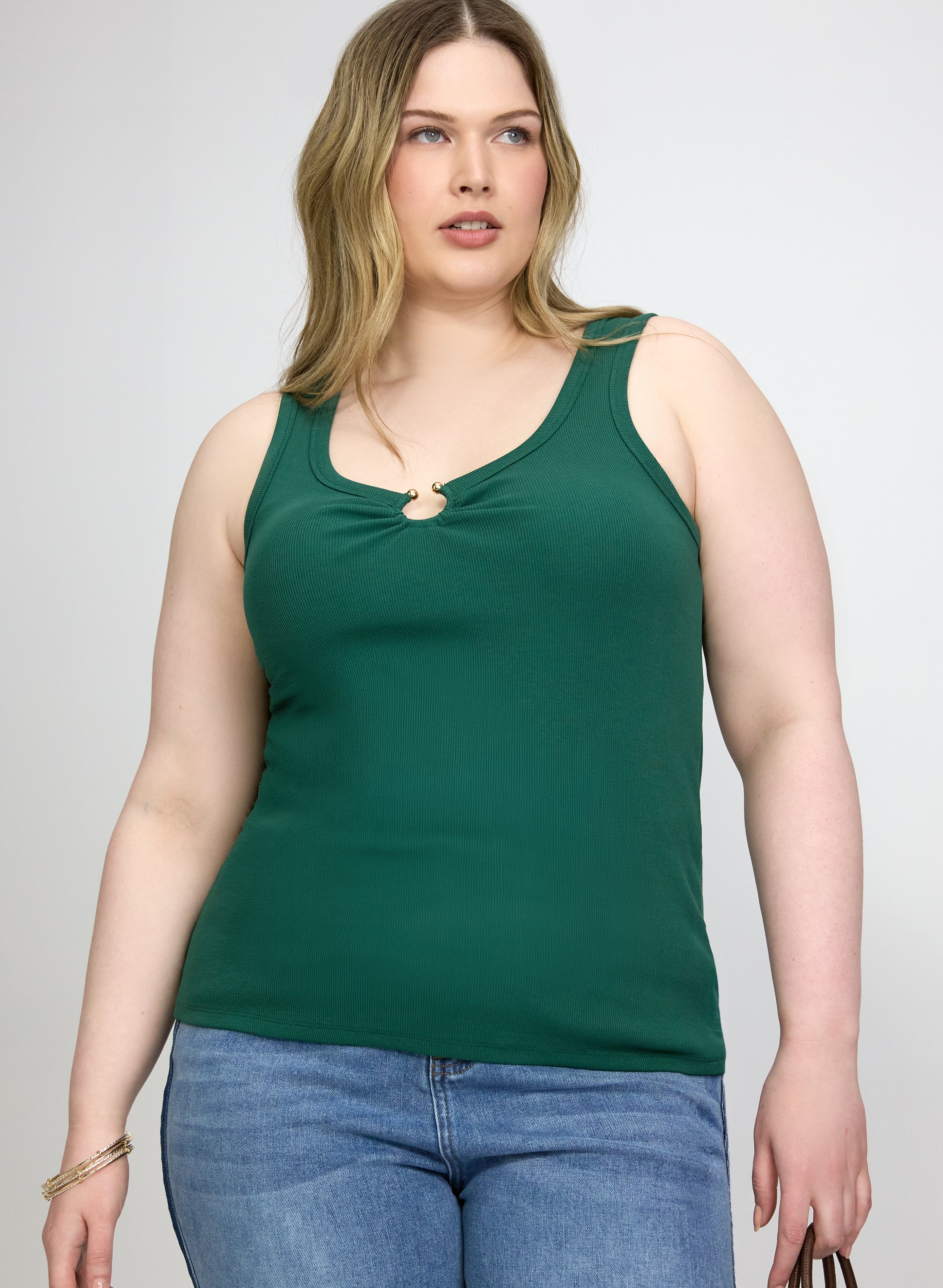 Rib Knit Cotton Cami-Tactilefable