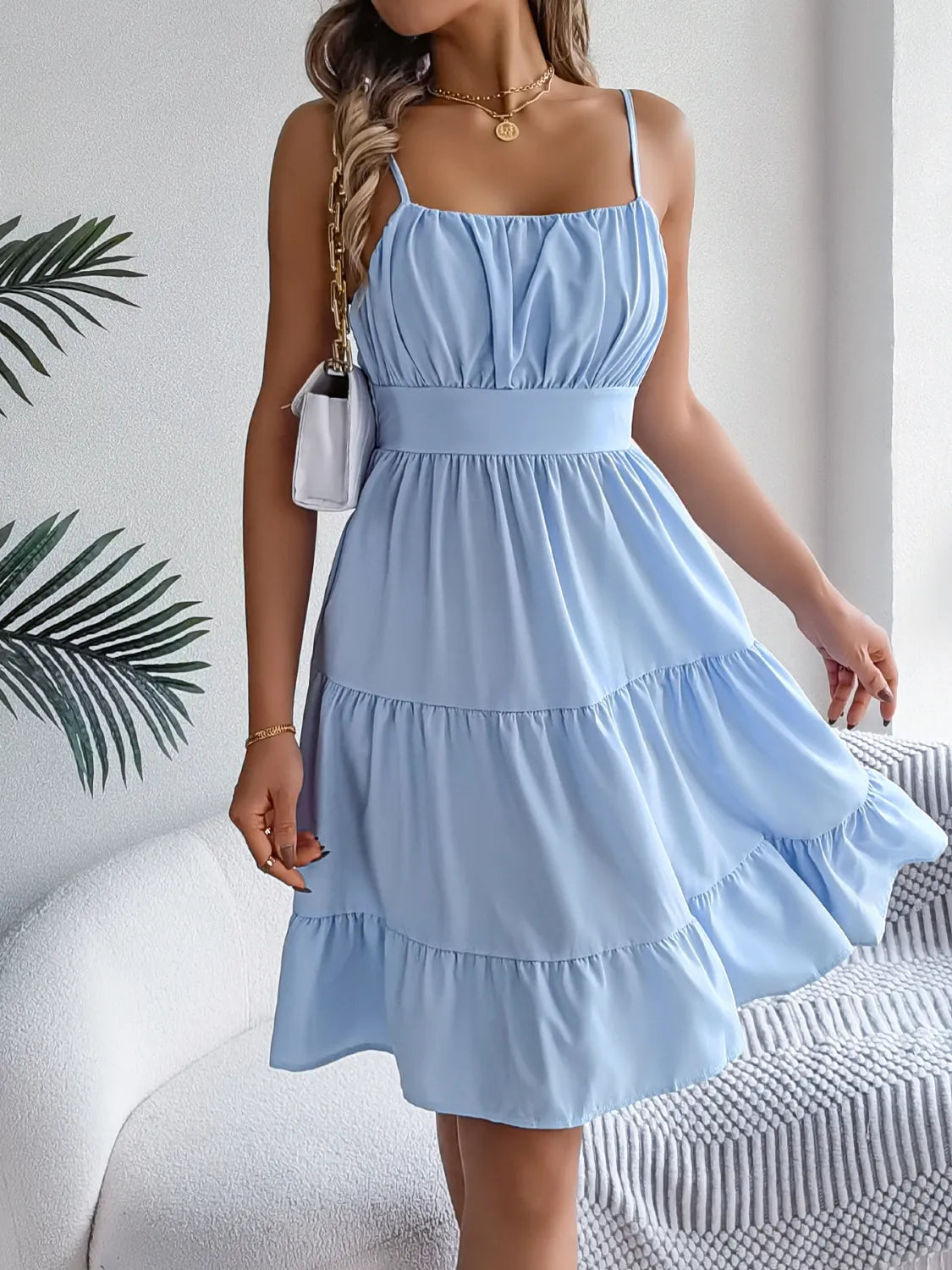 Paloma Tiered Cami Dress | 4 Colors | Poundton-Tactilefable