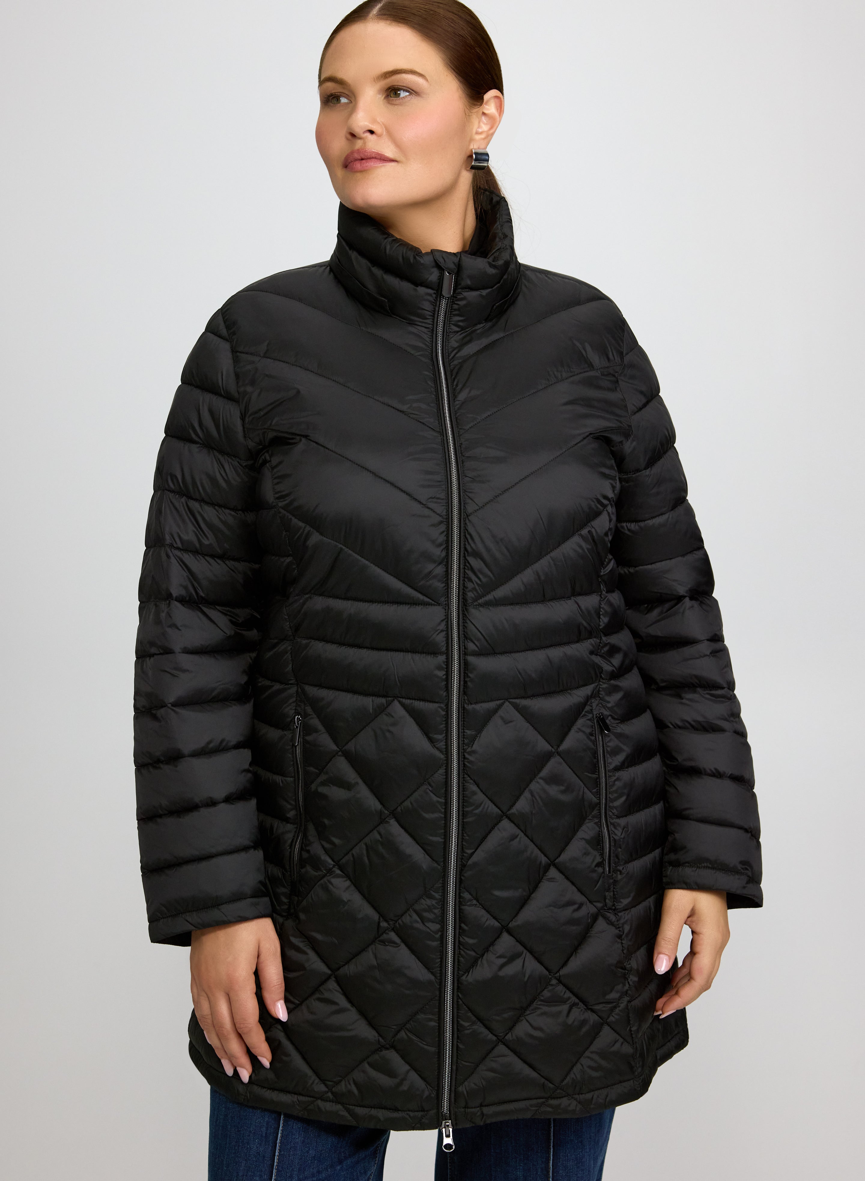 Quilted Hood Coat-Tactilefable