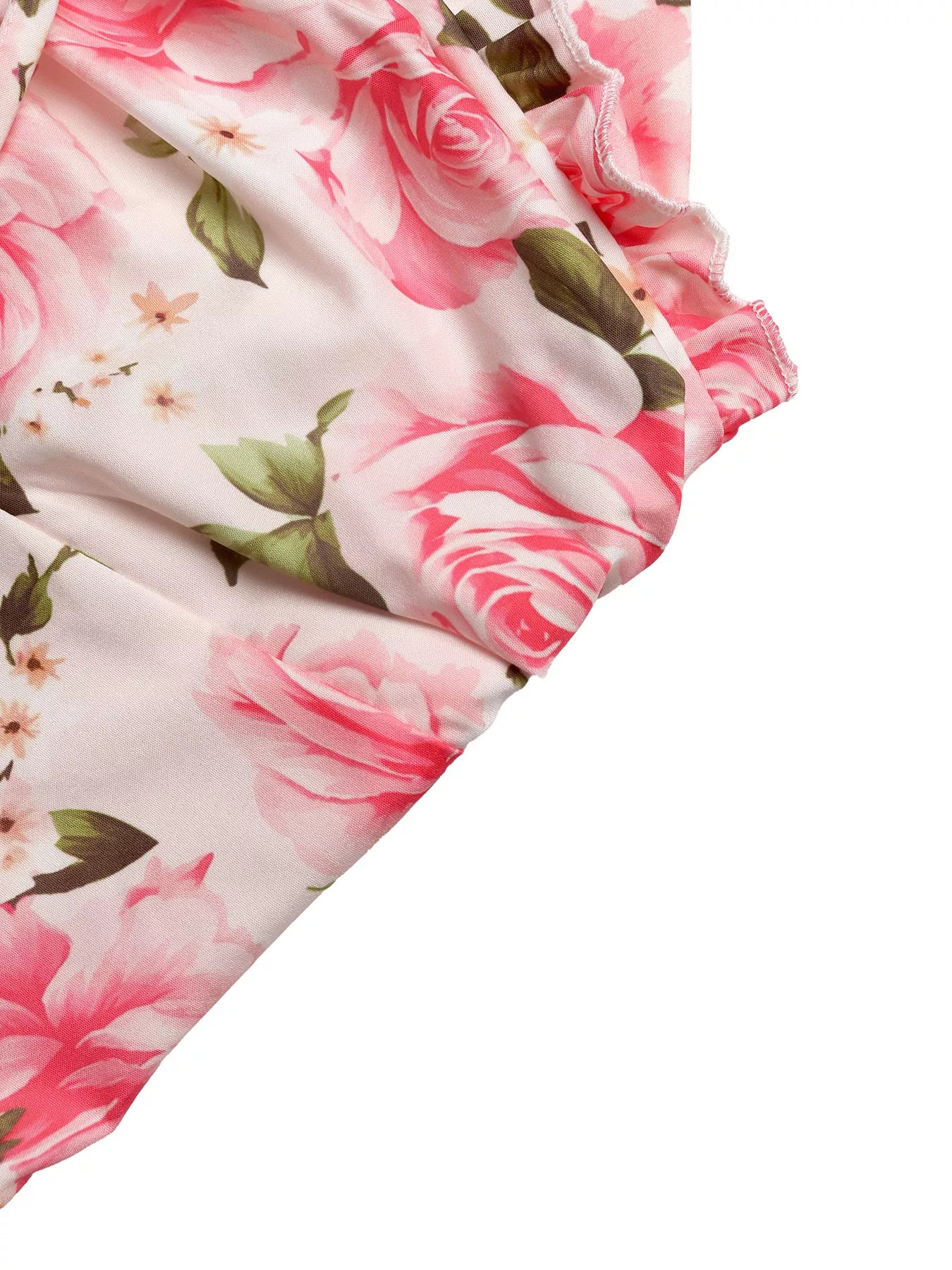 Floral Halter Midi Dress-Tactilefable