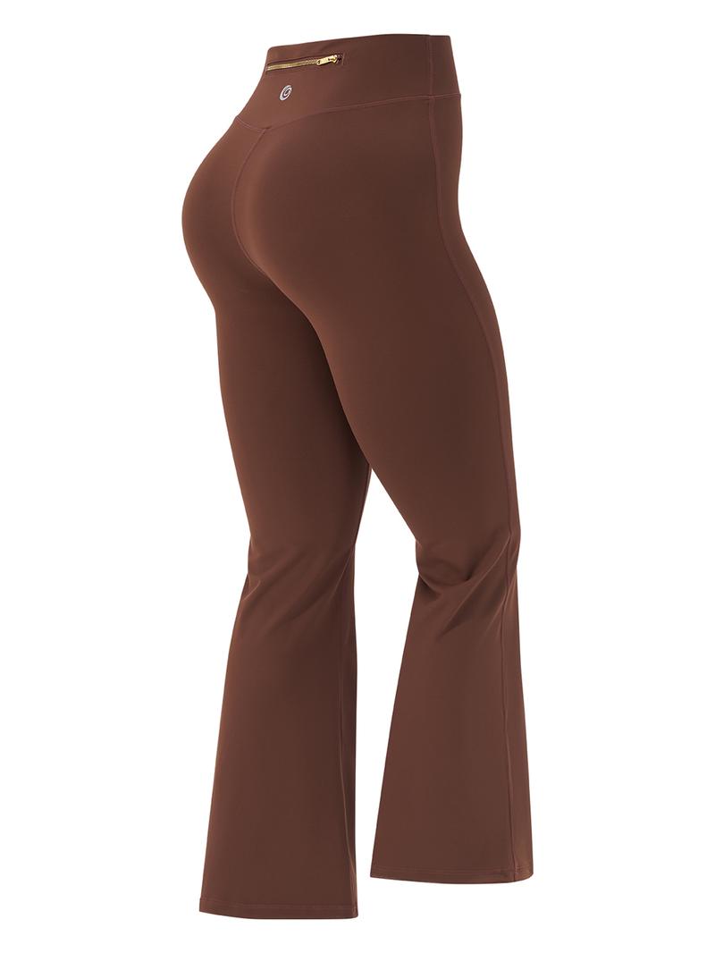 Women's Gold Zipper Sporty Jacket and Leggings Set