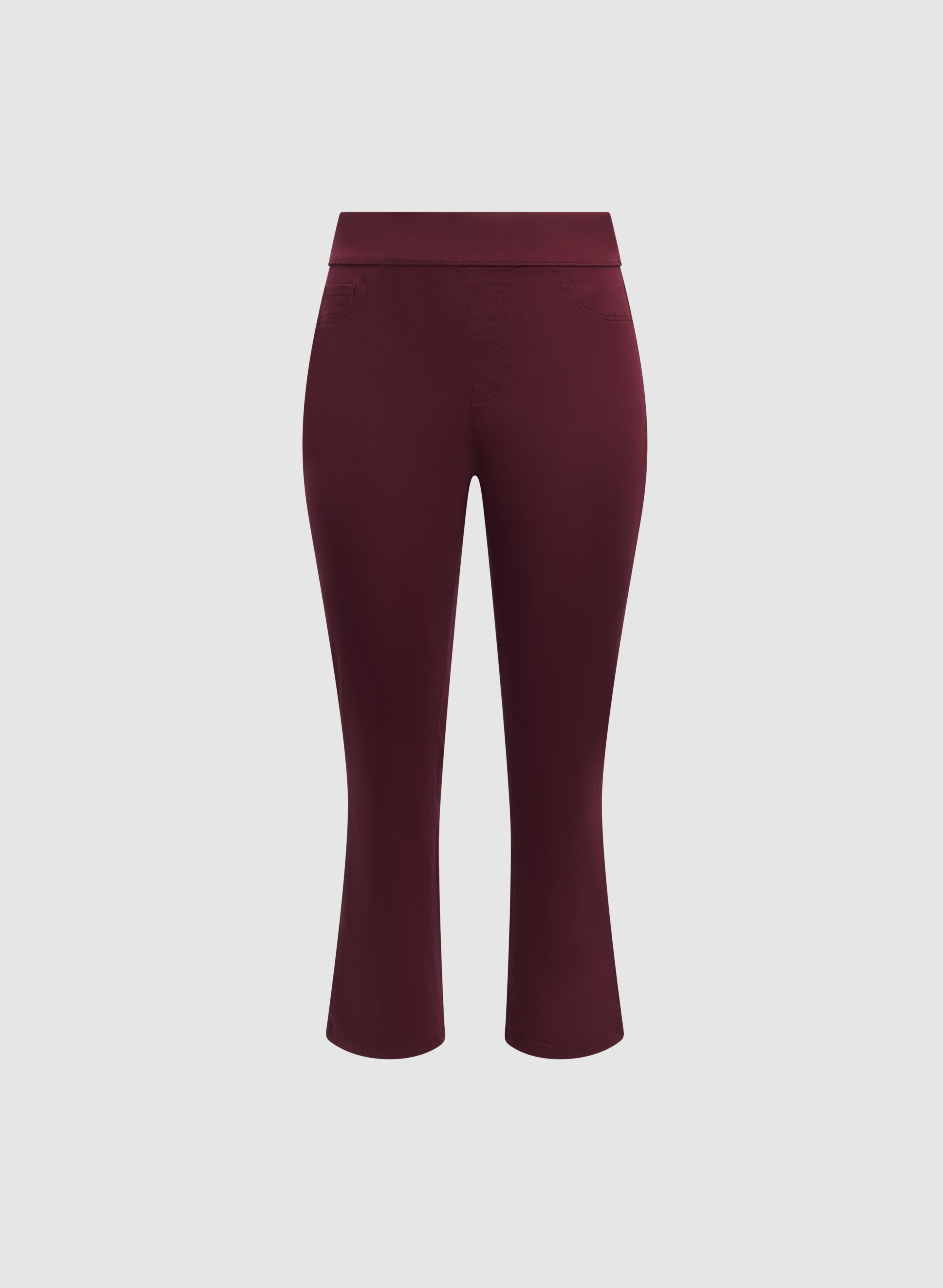 Straight-Leg Pull-On Jeans-Tactilefable