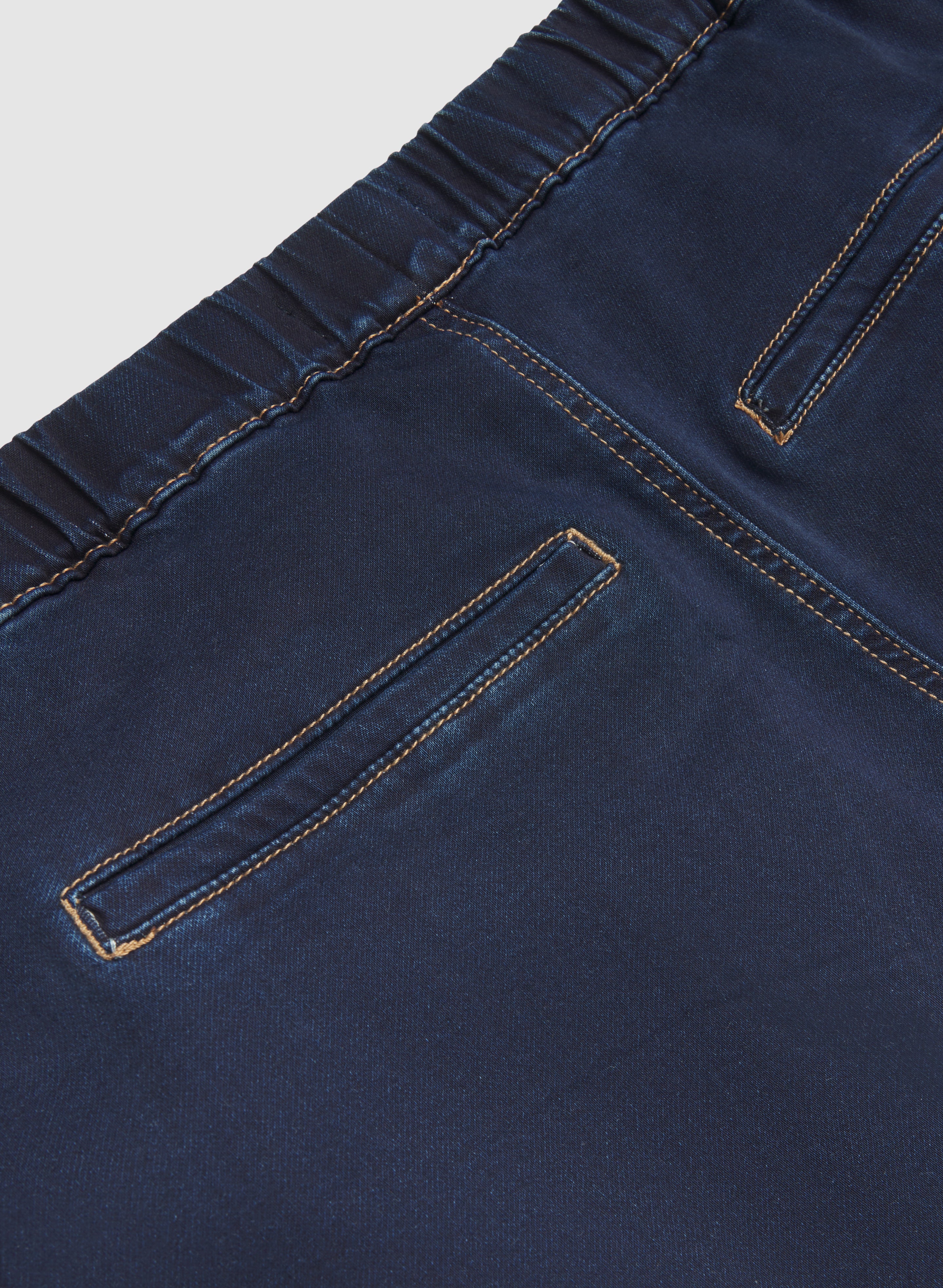 Comfort Stretch Straight-Leg Jogger Denim-Tactilefable