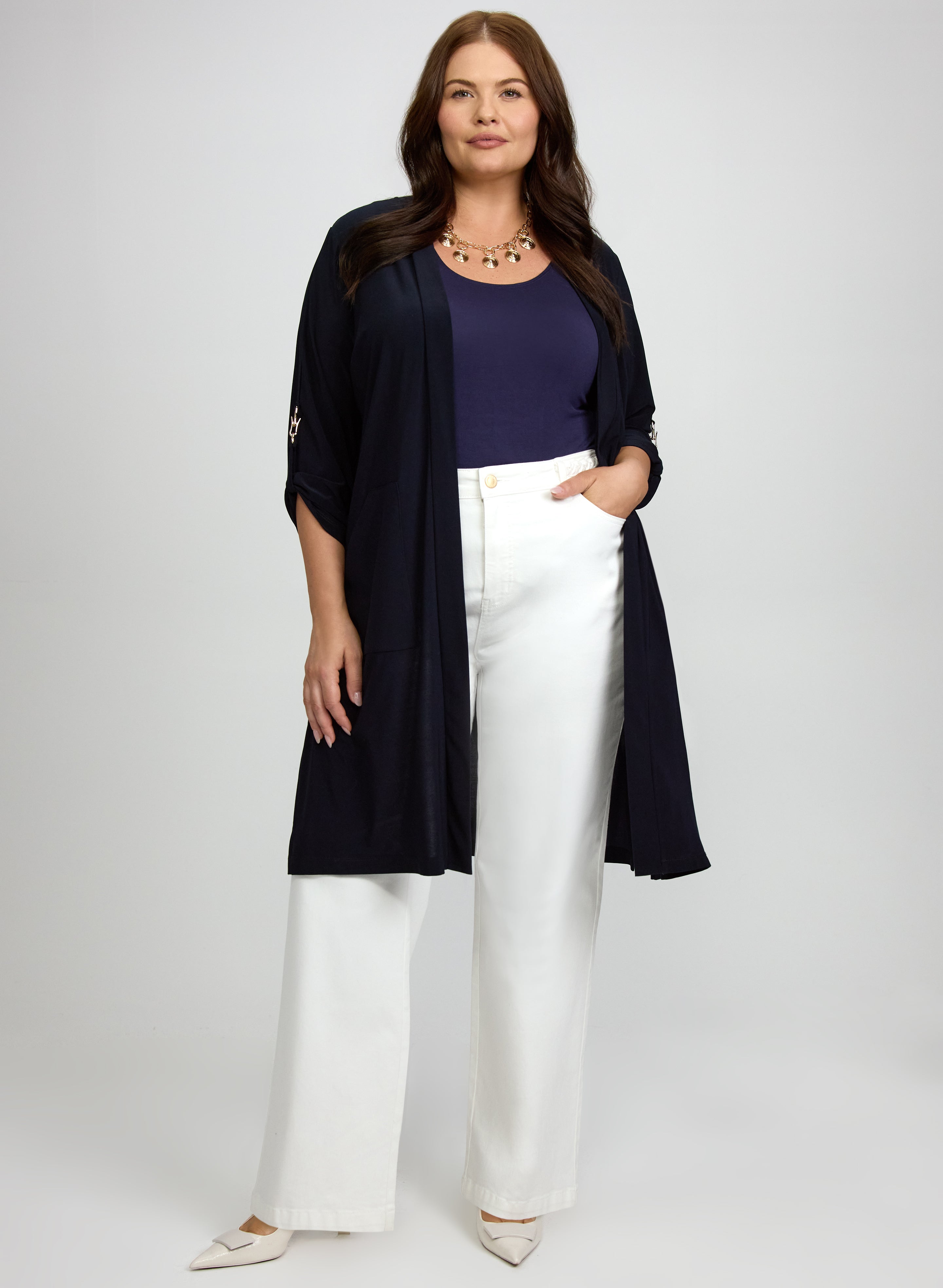 Hardware Detail Cardigan-Tactilefable