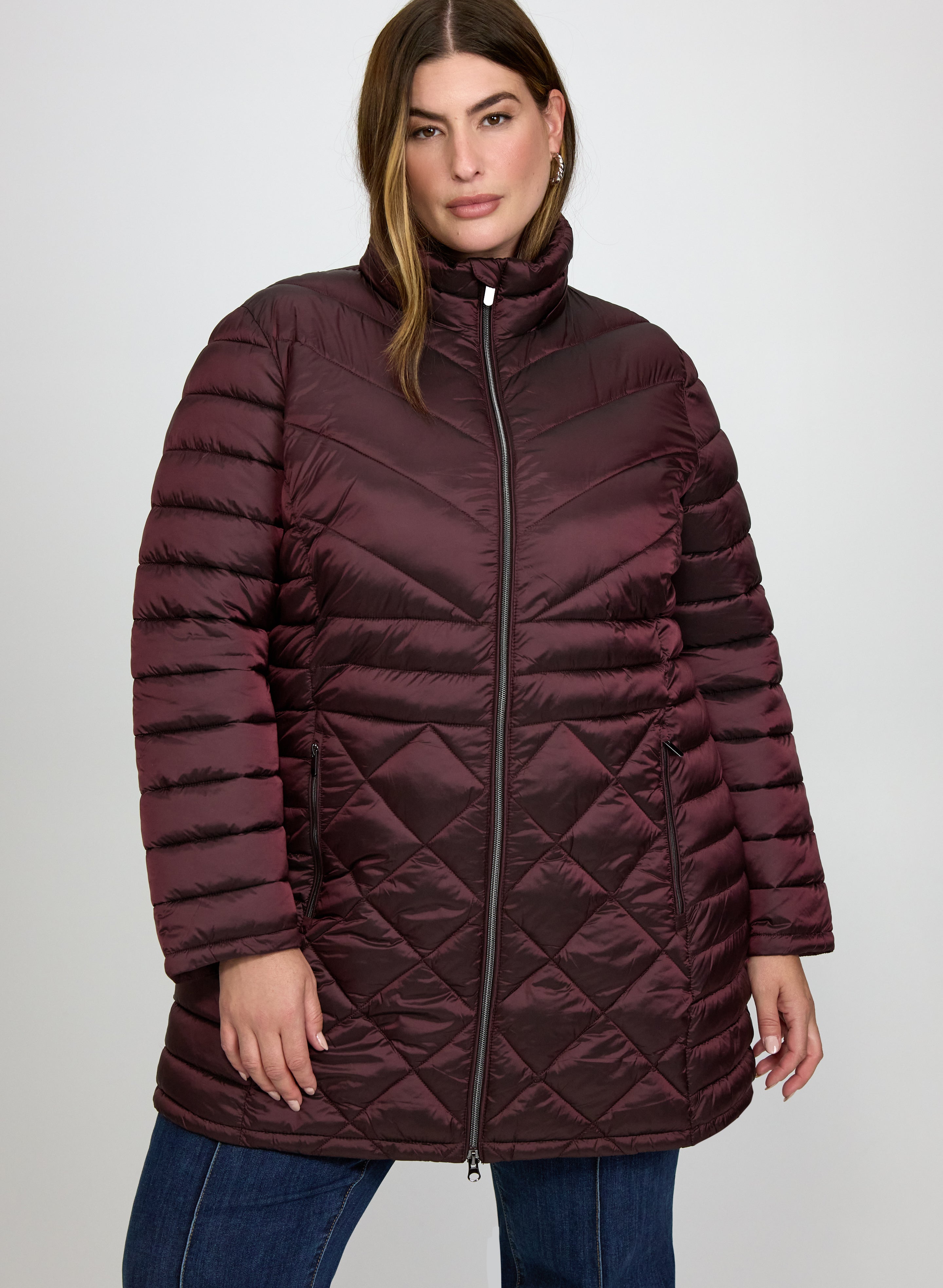 Quilted Hood Coat-Tactilefable