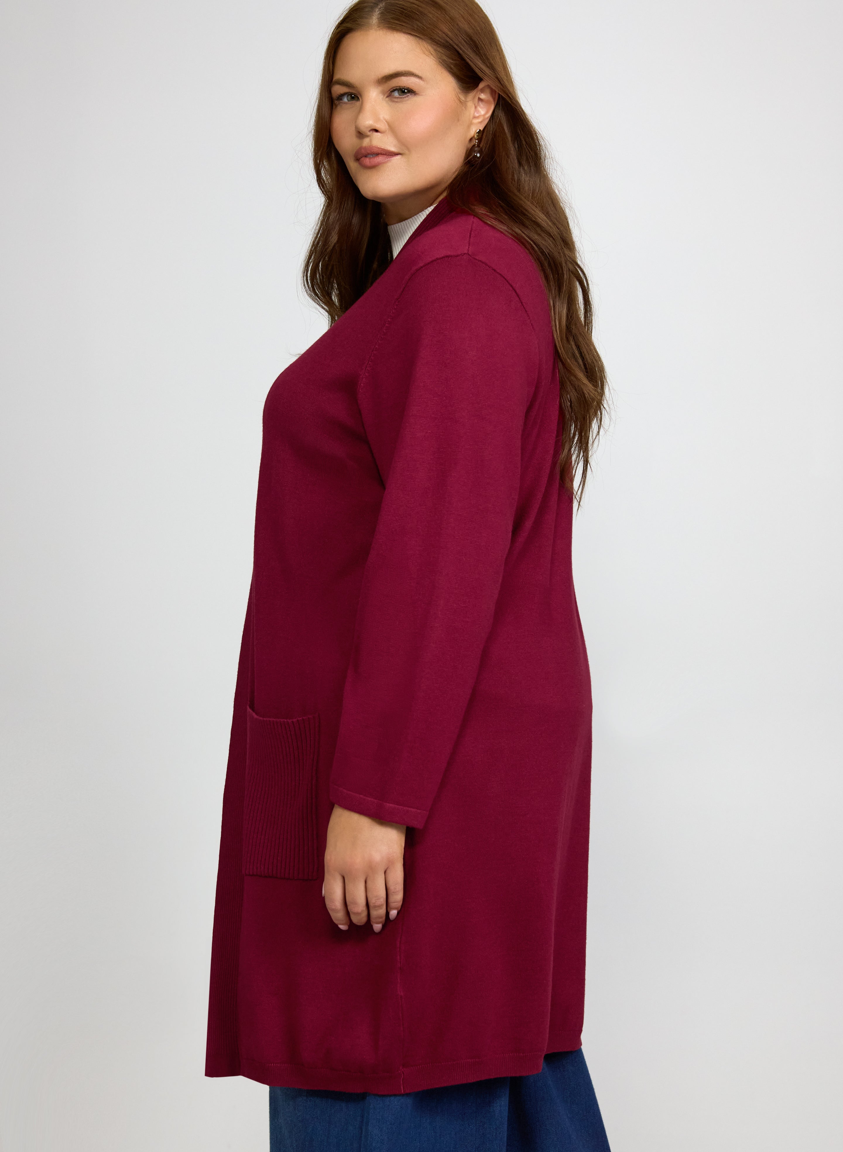 Open Front Cardigan-Tactilefable