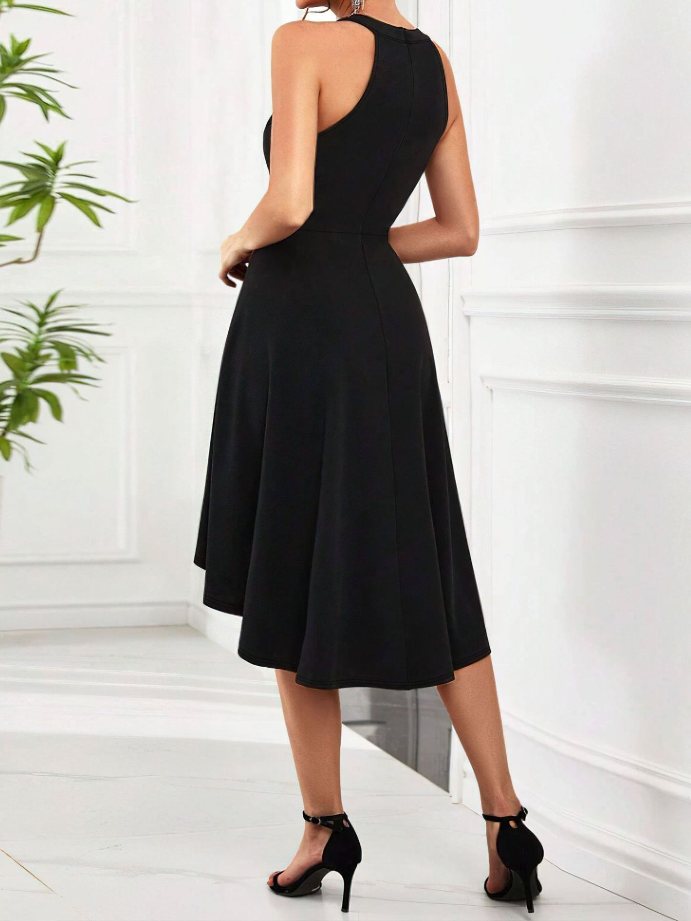 Isadora High-Low Sleeveless Dress | 8 Colors-Tactilefable