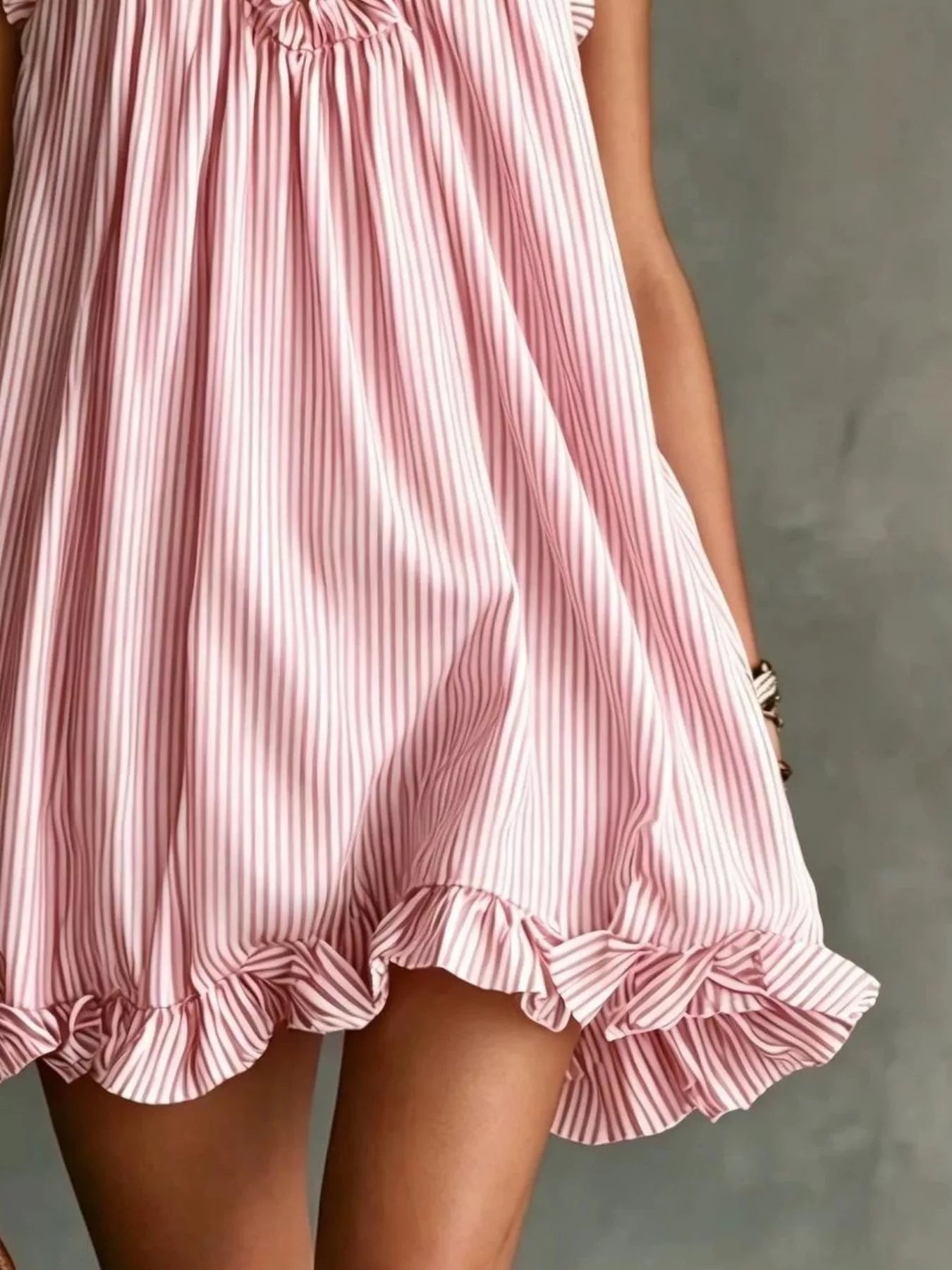 Peggy Ruffled Halter Mini Dress | 6 Colors-Tactilefable