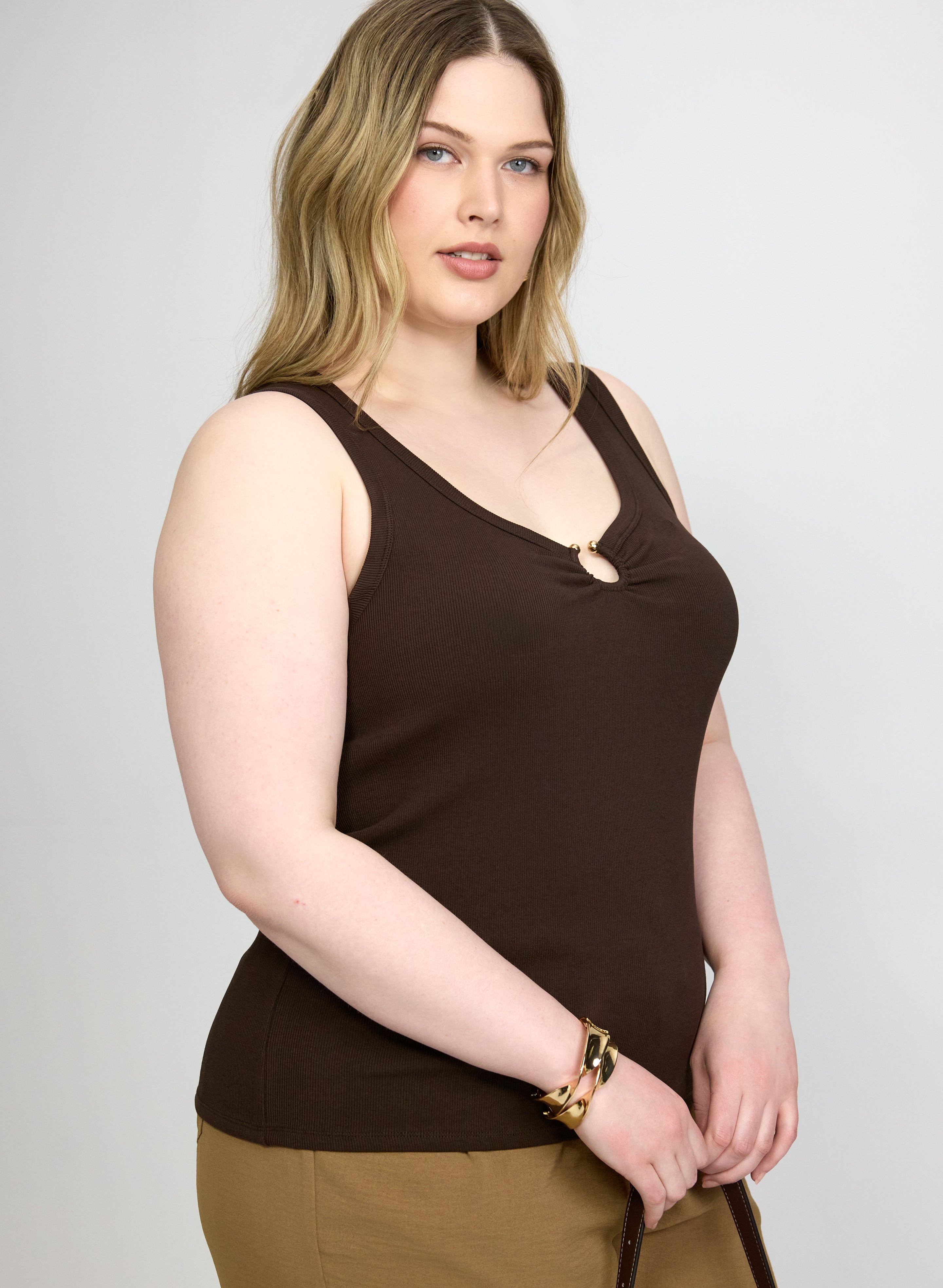 Rib Knit Cotton Cami-Tactilefable