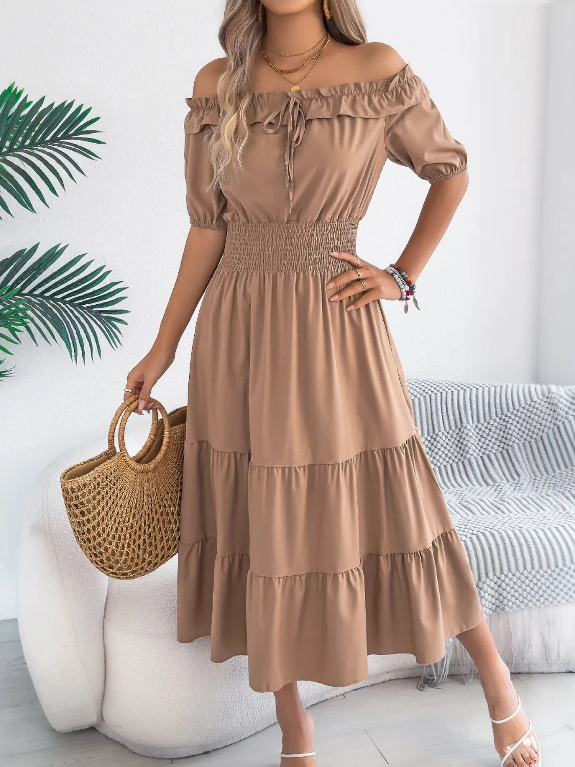 Twirl Me Away Tiered Dress | 3 Colors | Poundton-Tactilefable