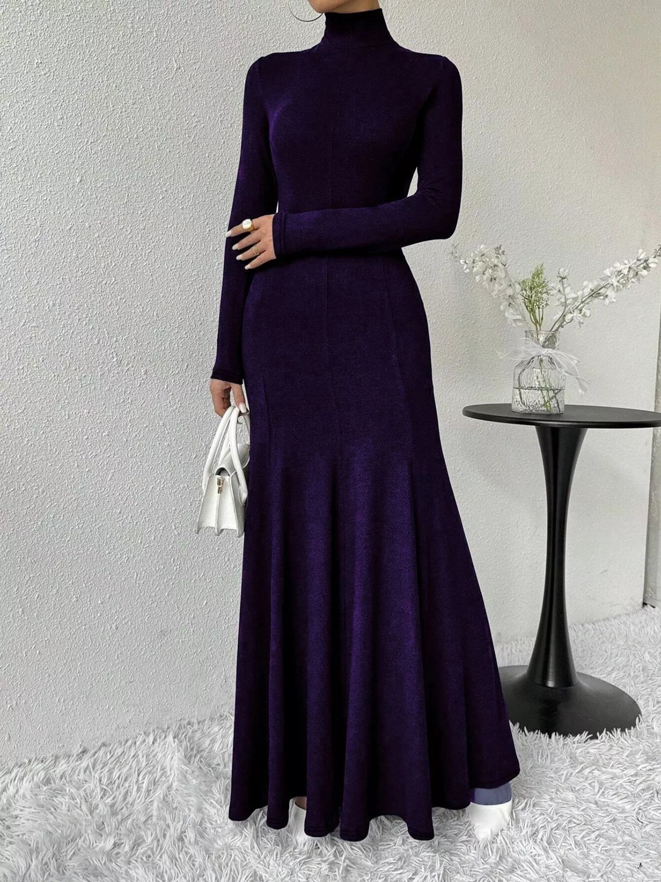 The Morticia Velvet Mermaid Gown | 5 Colors | Poundton-Tactilefable