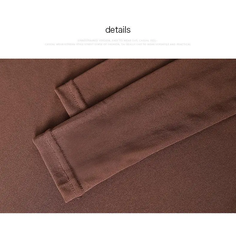 【US Shipping】Women's Comfy 3-Piece Stretchy Modal Plain High Neck Set - Slim-Fitting Turtleneck/Mock Neck Long Sleeve, Solid Winter Thermal, Fall 2025 Casual Tops, Lightweight Underwear 【US Shipping】Women's Comfy 3-Piece Stretchy Modal Plain High Neck Set - Slim-Fitting Turtleneck/Mock Neck Long Sleeve, Solid Winter Thermal, Fall 2025 Casual Tops, Lightweight Underwear