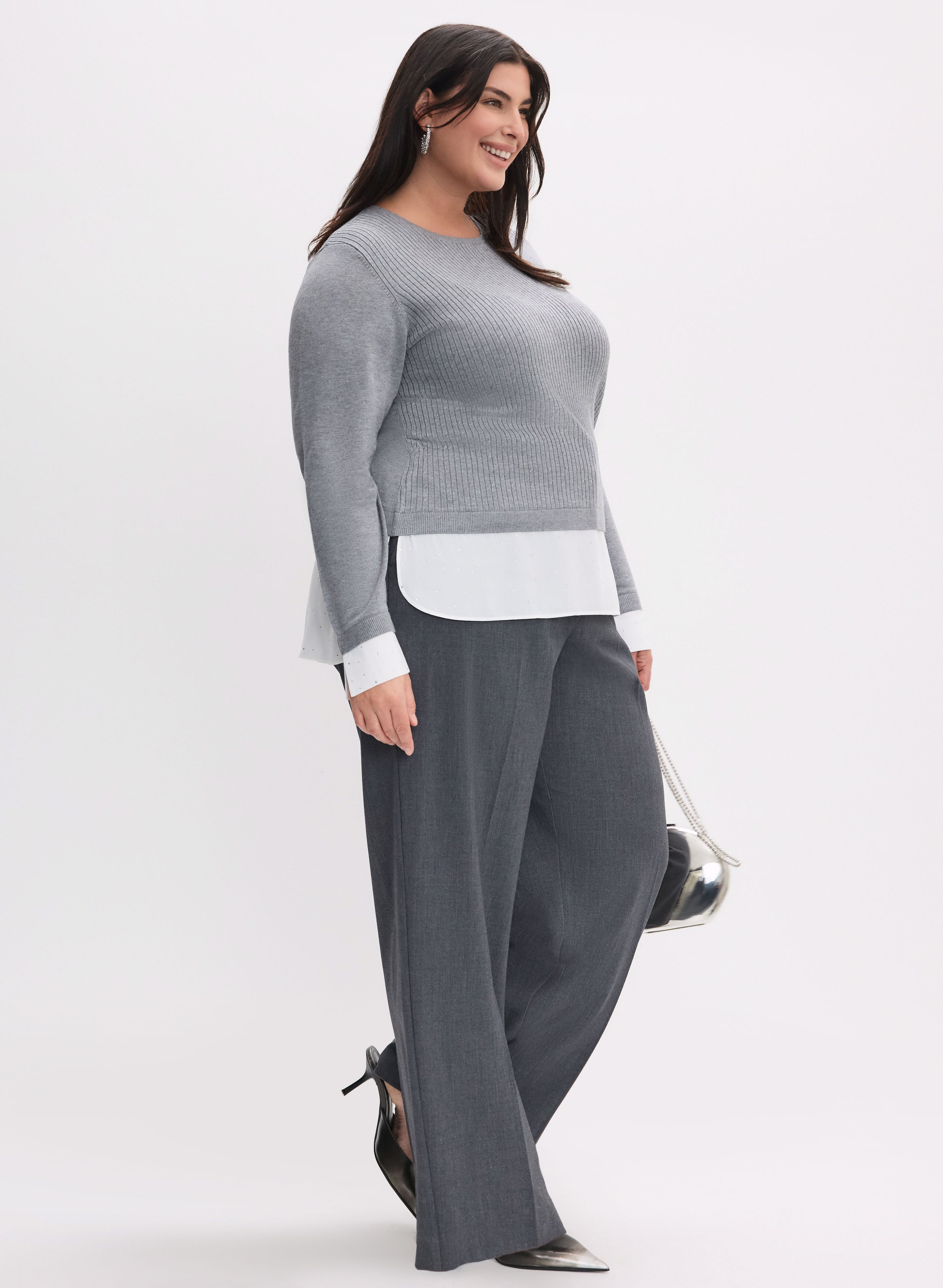 Layered Knit Sweater-Tactilefable
